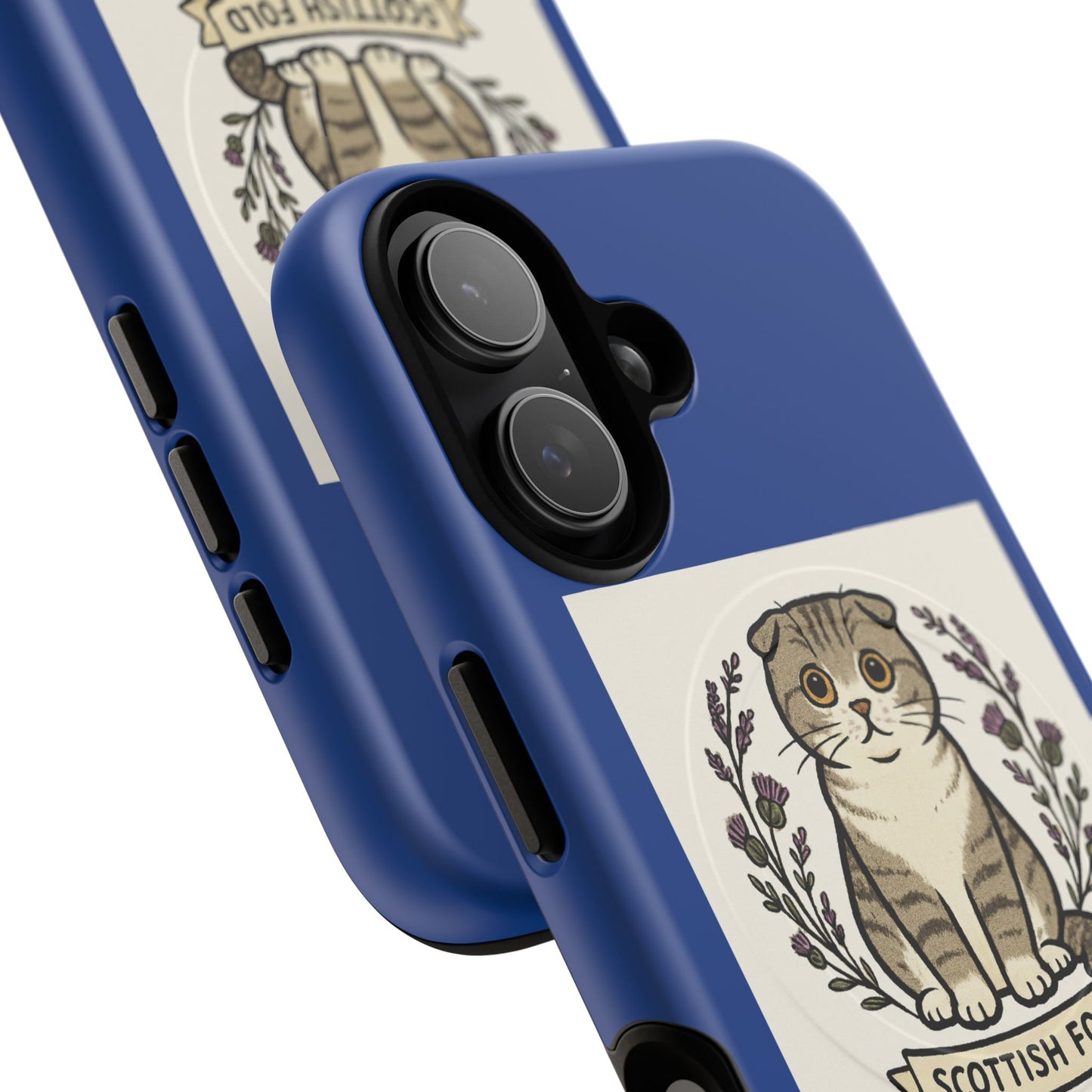 Scottish Fold Cat Tough Magnetic Cases | Cute Cat Phone Cover, Pet Lover Gift, Durable Phone Accessory, Unique Cat Design, Scottish Fold