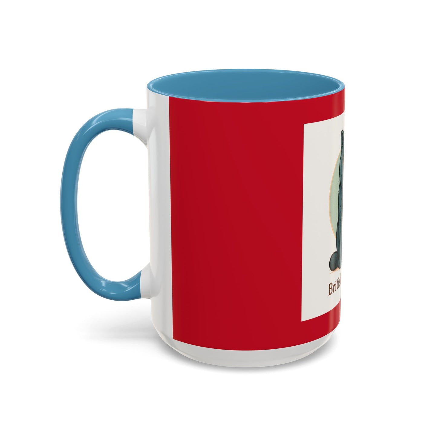 British Shorthair Accent Coffee Mug | Cute Cat Mug for Cat Lovers | Unique Gift for Pet Owners, Birthday, Christmas, Home, Office