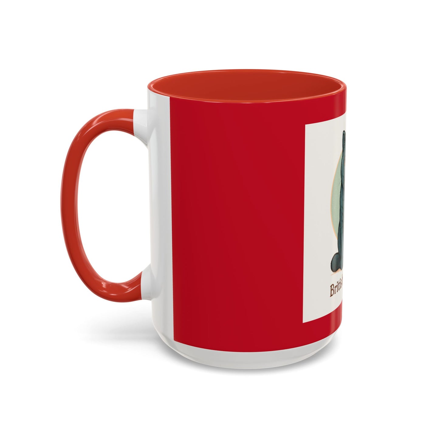 British Shorthair Accent Coffee Mug | Cute Cat Mug for Cat Lovers | Unique Gift for Pet Owners, Birthday, Christmas, Home, Office