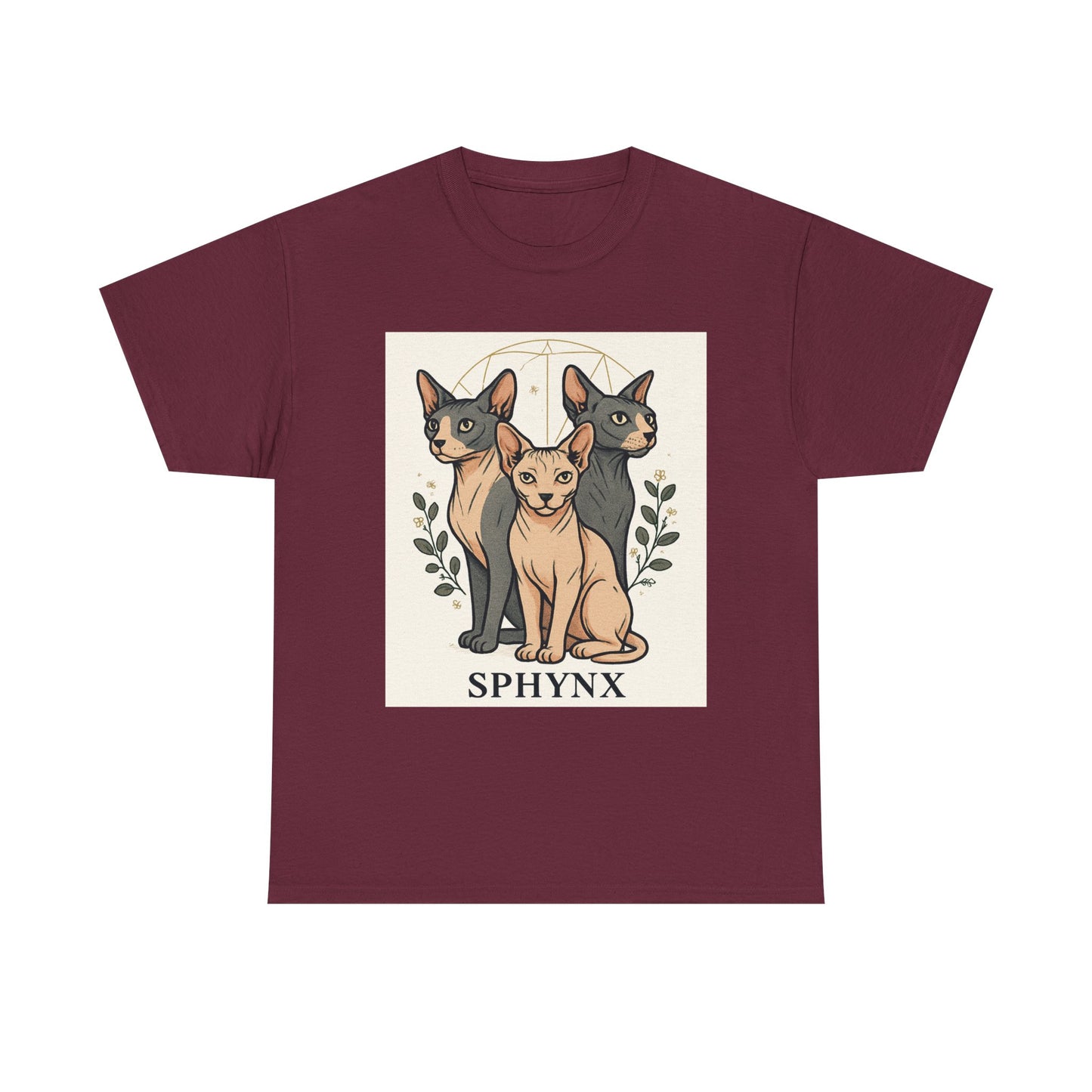Sphynx Cat Unisex Tee, Cozy Cat Lover Shirt, Gift for Pet Owners, Animal Lovers, Casual Wear, Birthday Gift