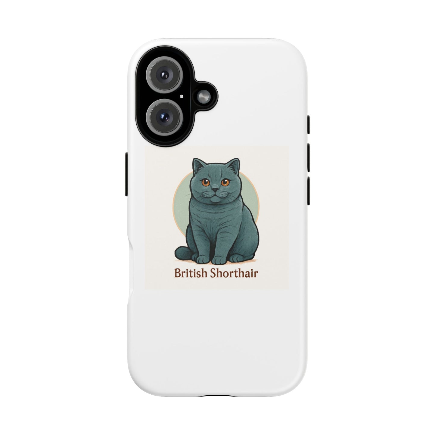 British Shorthair Cat Phone Case, Tough Cases for Pet Lovers, Cute Cat Accessory, Gift for Cat Owners, Cat Lover Phone Cover