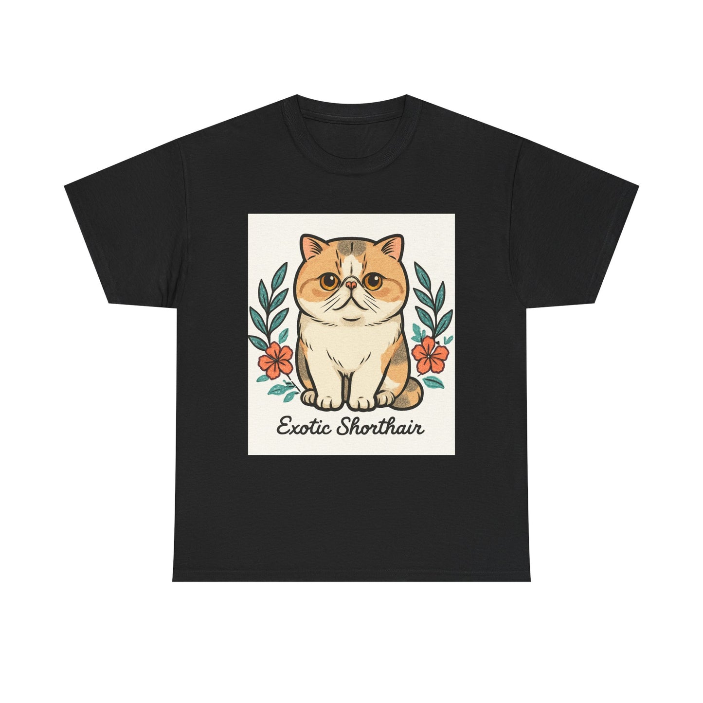 Exotic Shorthair Cat Tee - Cute Cat Lover T-Shirt, Gift for Cat Owners, Animal Lover Gift, Pet Themed Shirt, Casual Wear