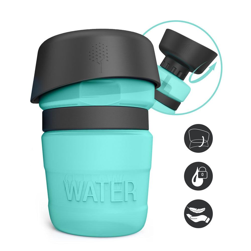 Pet Oasis: Foldable Dog Travel Water Bottle And Dispenser