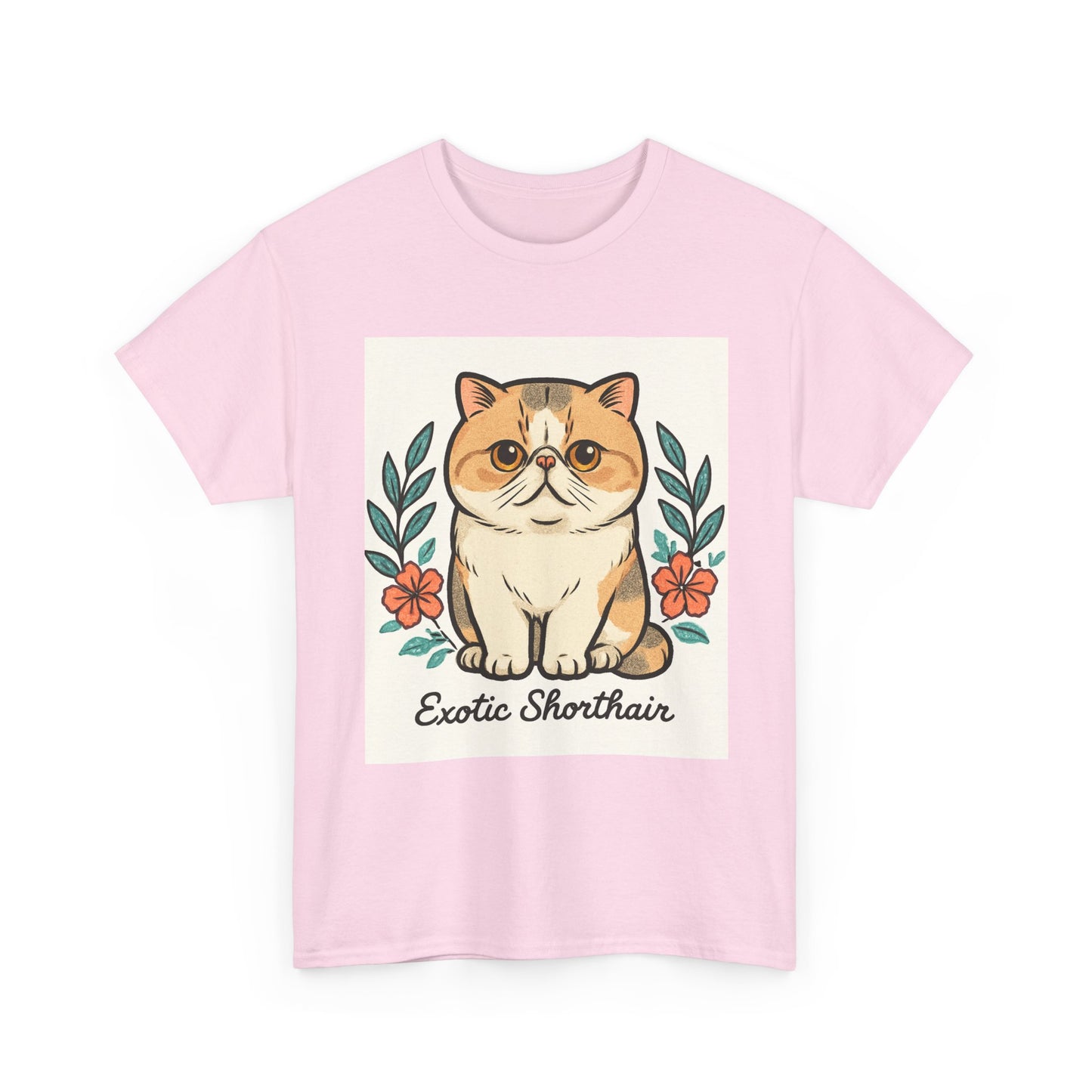 Exotic Shorthair Cat Tee - Cute Cat Lover T-Shirt, Gift for Cat Owners, Animal Lover Gift, Pet Themed Shirt, Casual Wear