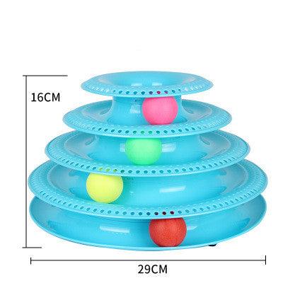Interactive Cat Ball Tower Tracks Toy - Fun And Engaging Playtime For Your Feline Friend