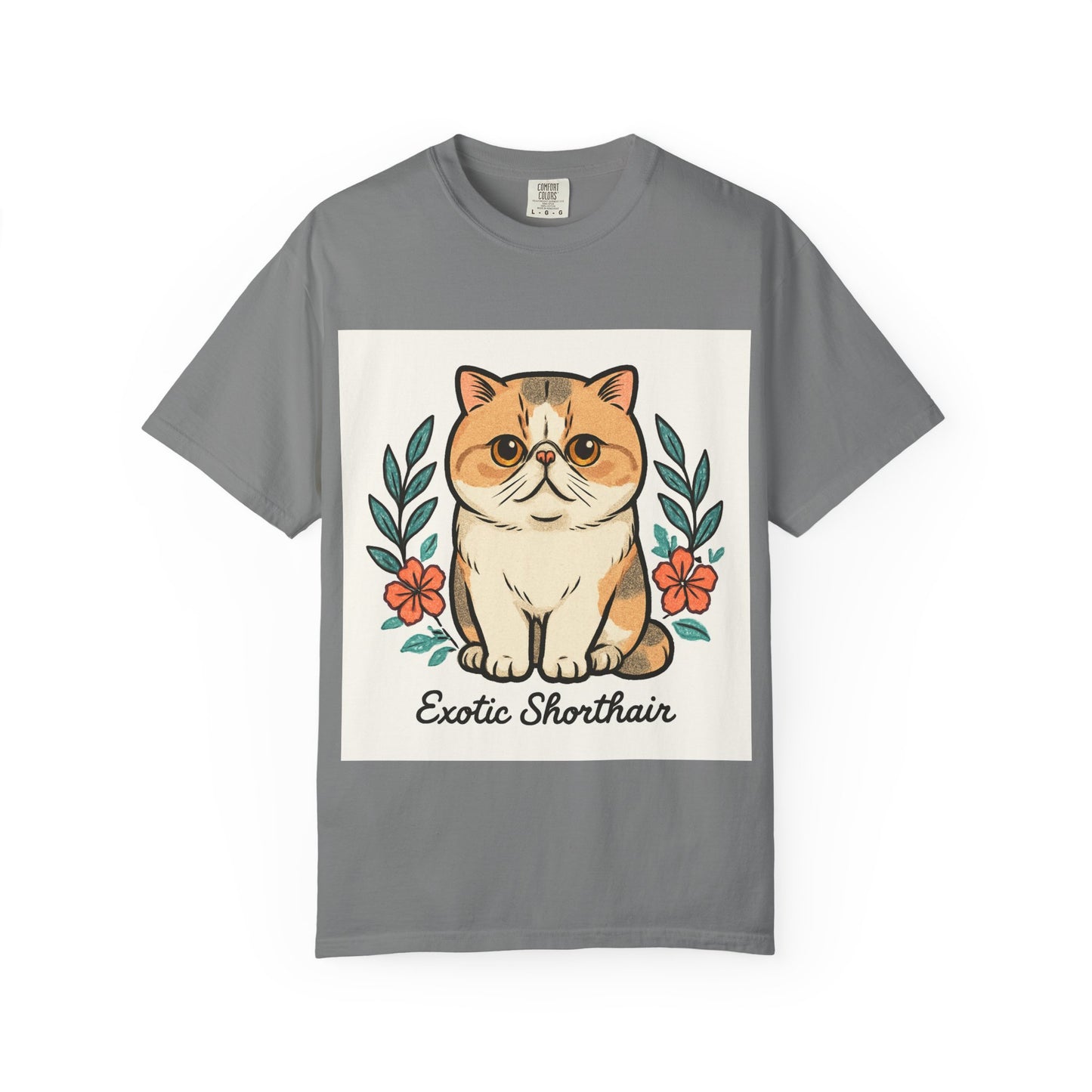 Exotic Shorthair Cat T-Shirt, Cute Cat Lover Gift, Vintage Style Tee, Animal Lover Apparel, Gift for Pet Owners, Birthday Gift