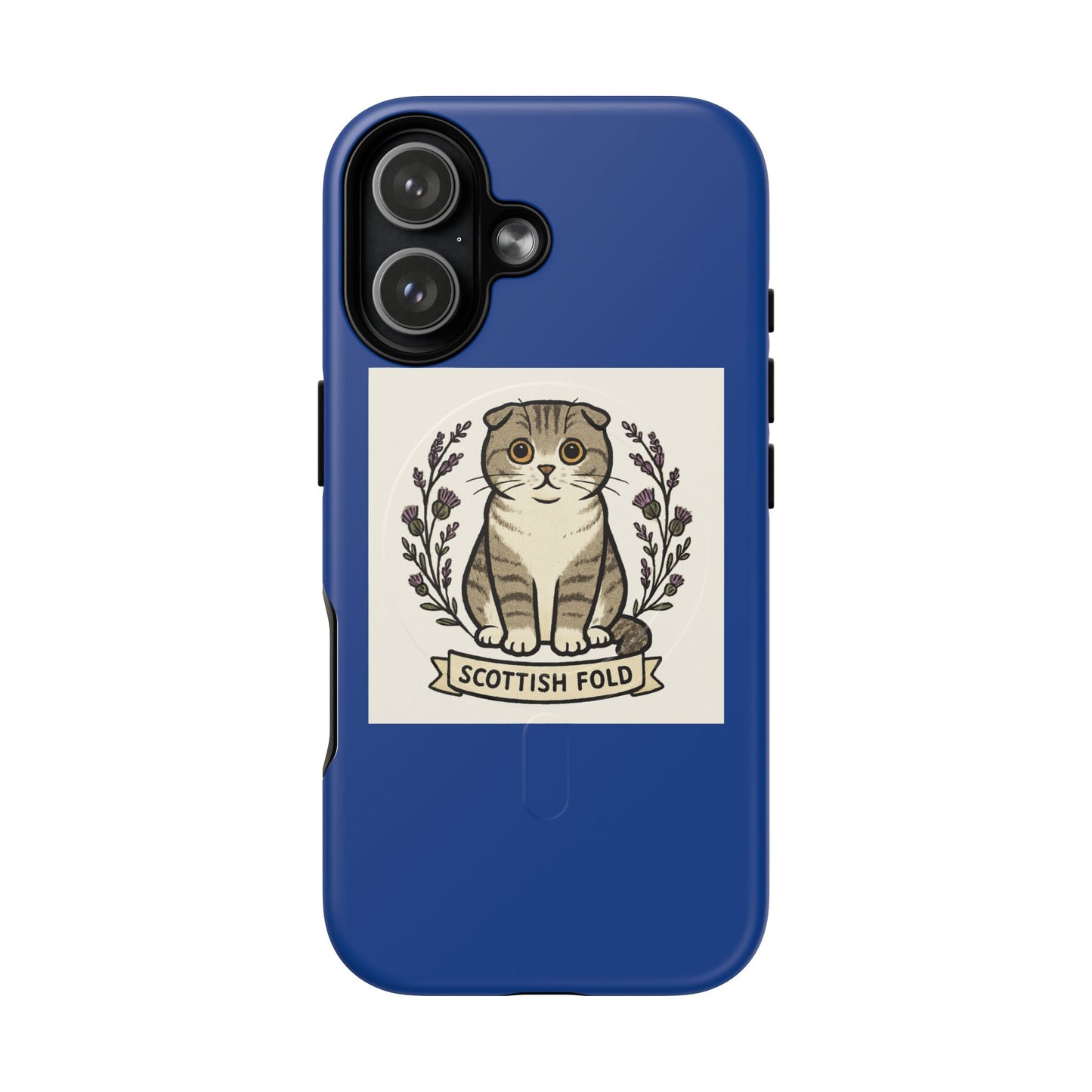 Scottish Fold Cat Tough Magnetic Cases | Cute Cat Phone Cover, Pet Lover Gift, Durable Phone Accessory, Unique Cat Design, Scottish Fold