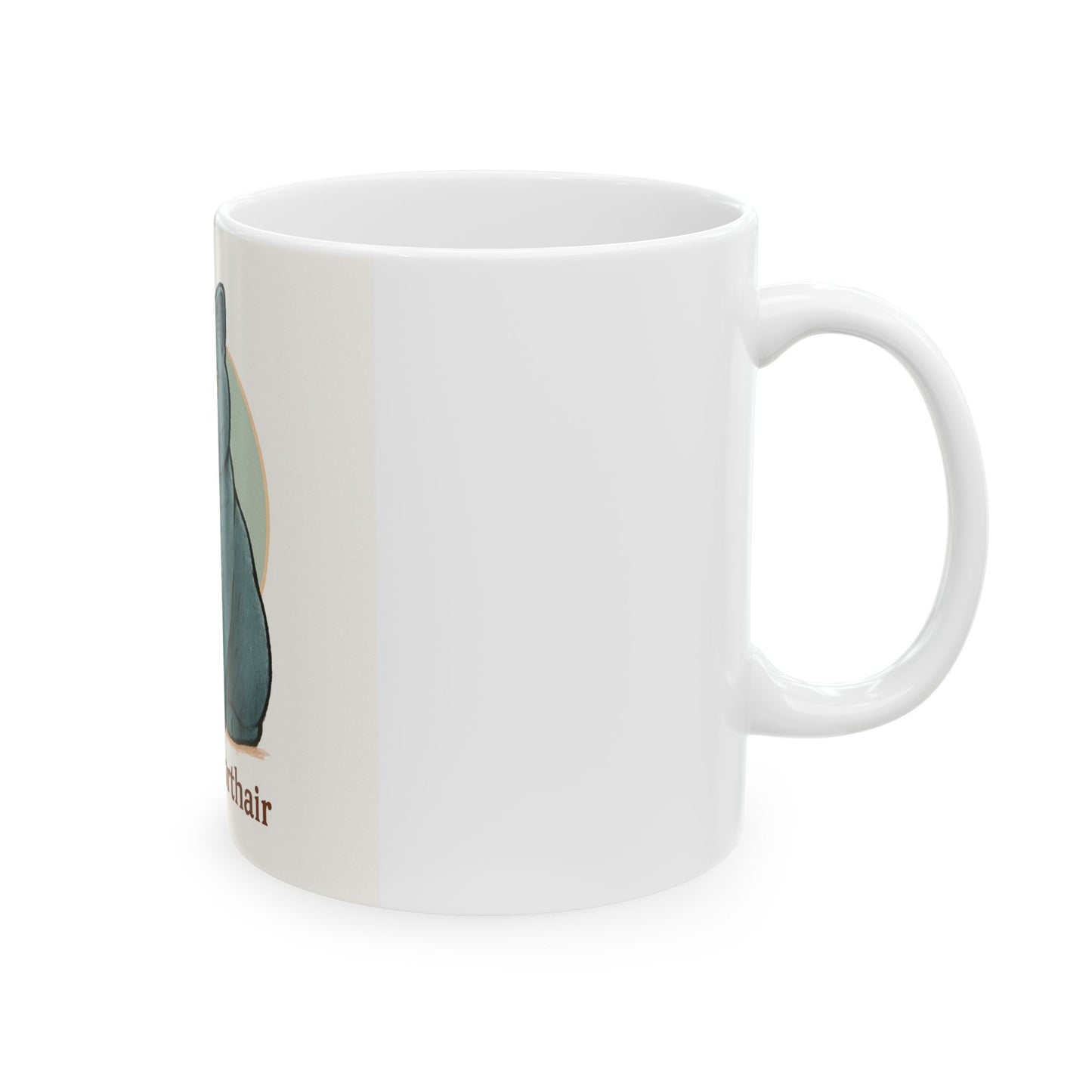 British Shorthair Cat Mug, Cute Cat Lover Gift, Coffee Tea Cup, Animal Lover Decor, Pet Themed Mugs, Feline Gift Idea