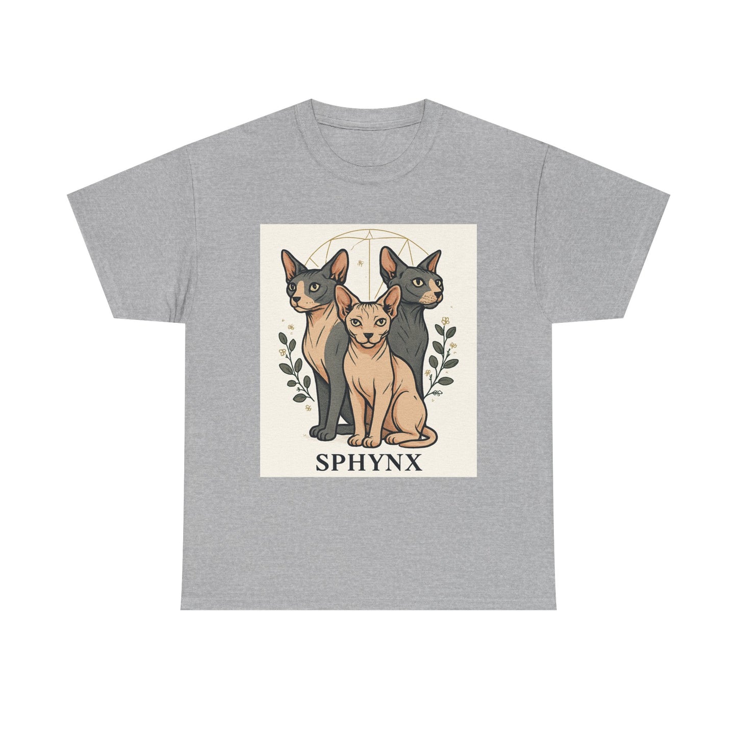 Sphynx Cat Unisex Tee, Cozy Cat Lover Shirt, Gift for Pet Owners, Animal Lovers, Casual Wear, Birthday Gift