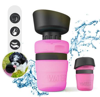 Pet Oasis: Foldable Dog Travel Water Bottle And Dispenser