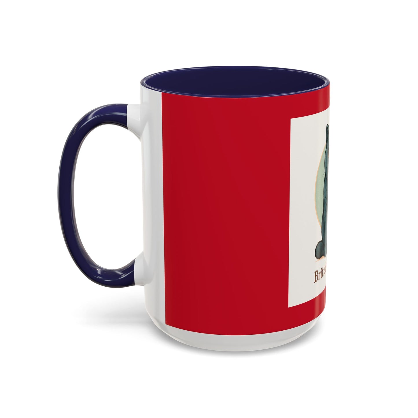 British Shorthair Accent Coffee Mug | Cute Cat Mug for Cat Lovers | Unique Gift for Pet Owners, Birthday, Christmas, Home, Office