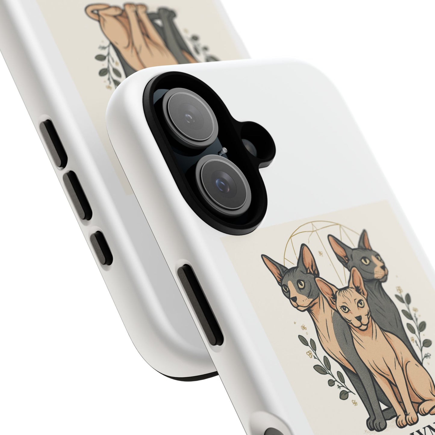 Sphynx Cat Phone Case - Tough Cases, Cat Lover Gift, Unique Phone Cover, Pet Owner Accessory, Animal Design Case, Birthday Gift