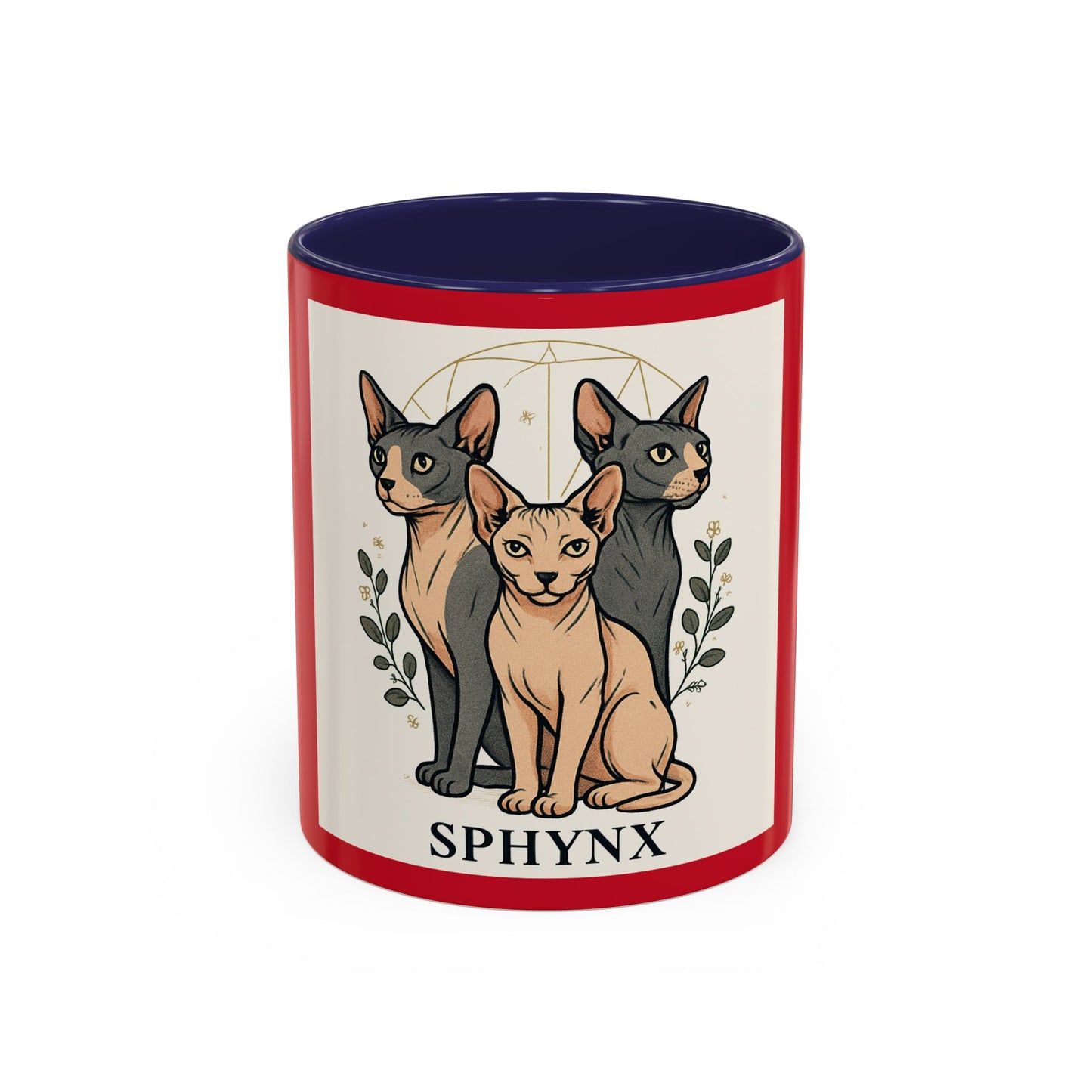 Sphynx Cat Accent Coffee Mug | Cat Lover Gift, Unique Kitchen Decor, Sphynx Breed Mug, Animal Lover Coffee Cup, Pet Owner Present