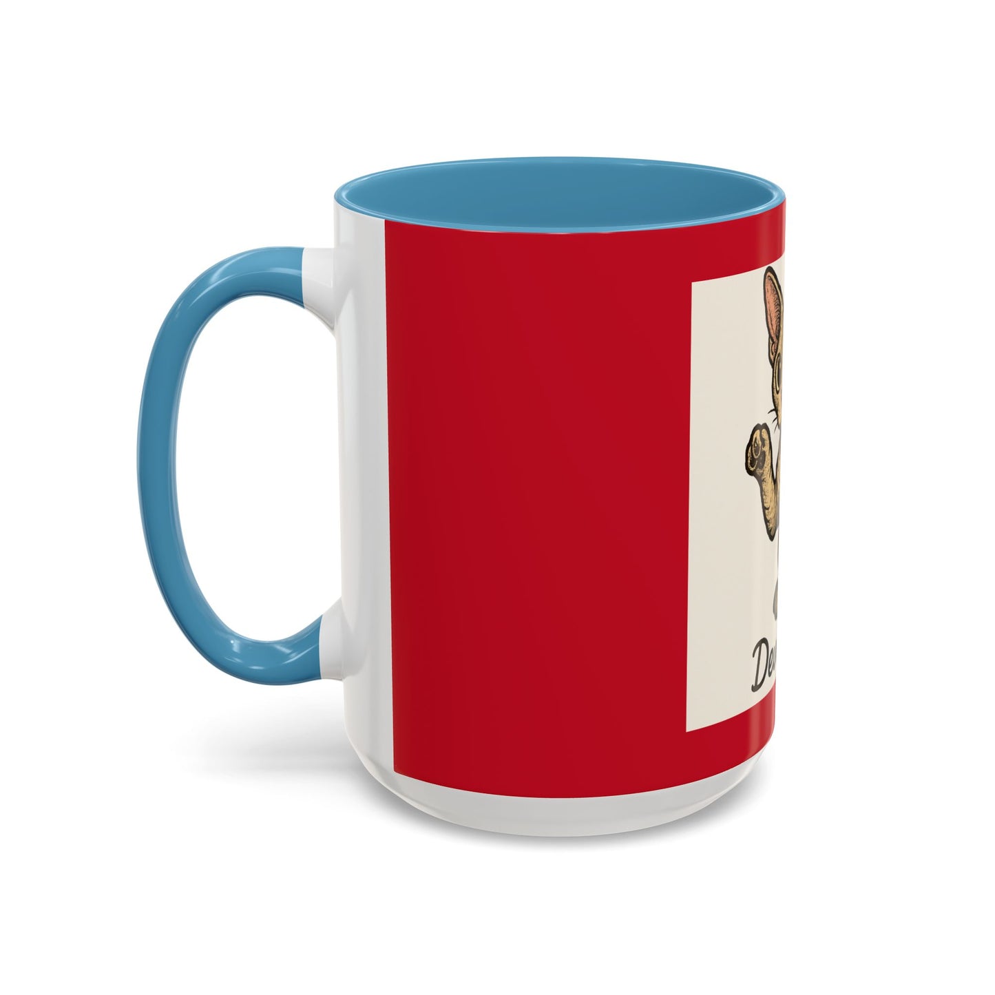 Whimsical Cat Mug – Accent Coffee Mug | Perfect Gift for Cat Lovers, Pet Owners, Animal Aficionados, Birthdays, Holidays