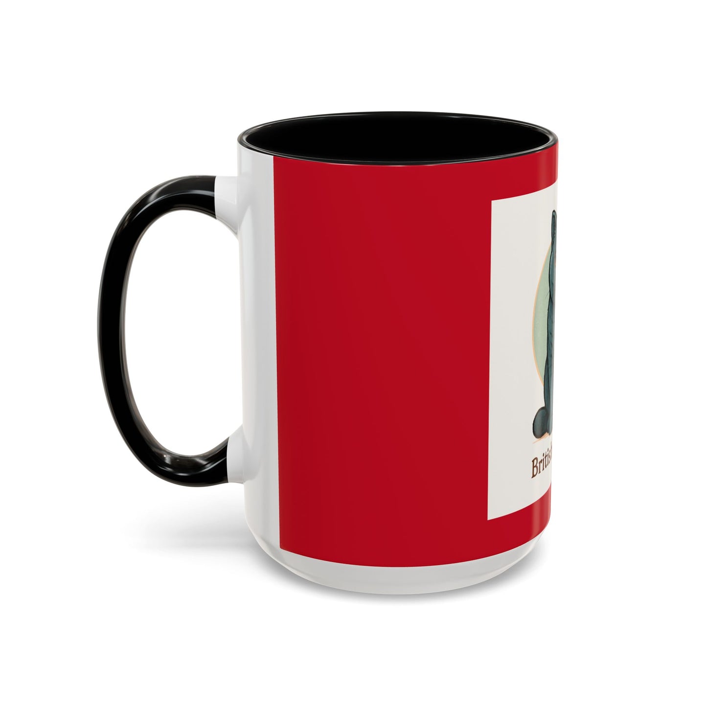 British Shorthair Accent Coffee Mug | Cute Cat Mug for Cat Lovers | Unique Gift for Pet Owners, Birthday, Christmas, Home, Office