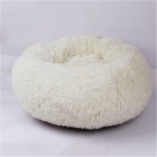 Luxuriously Cozy Round Plush Cat Mattress