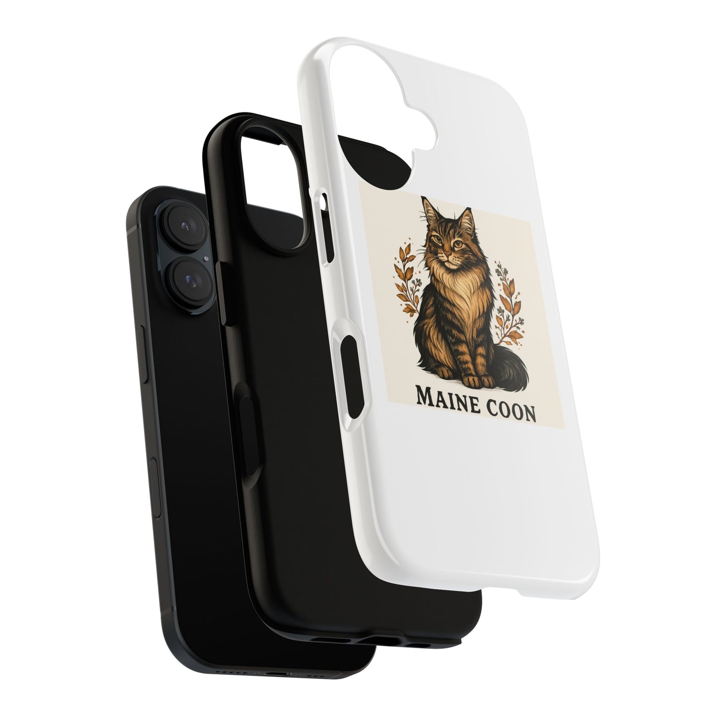 Maine Coon Phone Case, Cute Cat Accessory, Animal Lover Gift, Tough Phone Cover, Personalized Pet Design, Ideal for Cat Owners