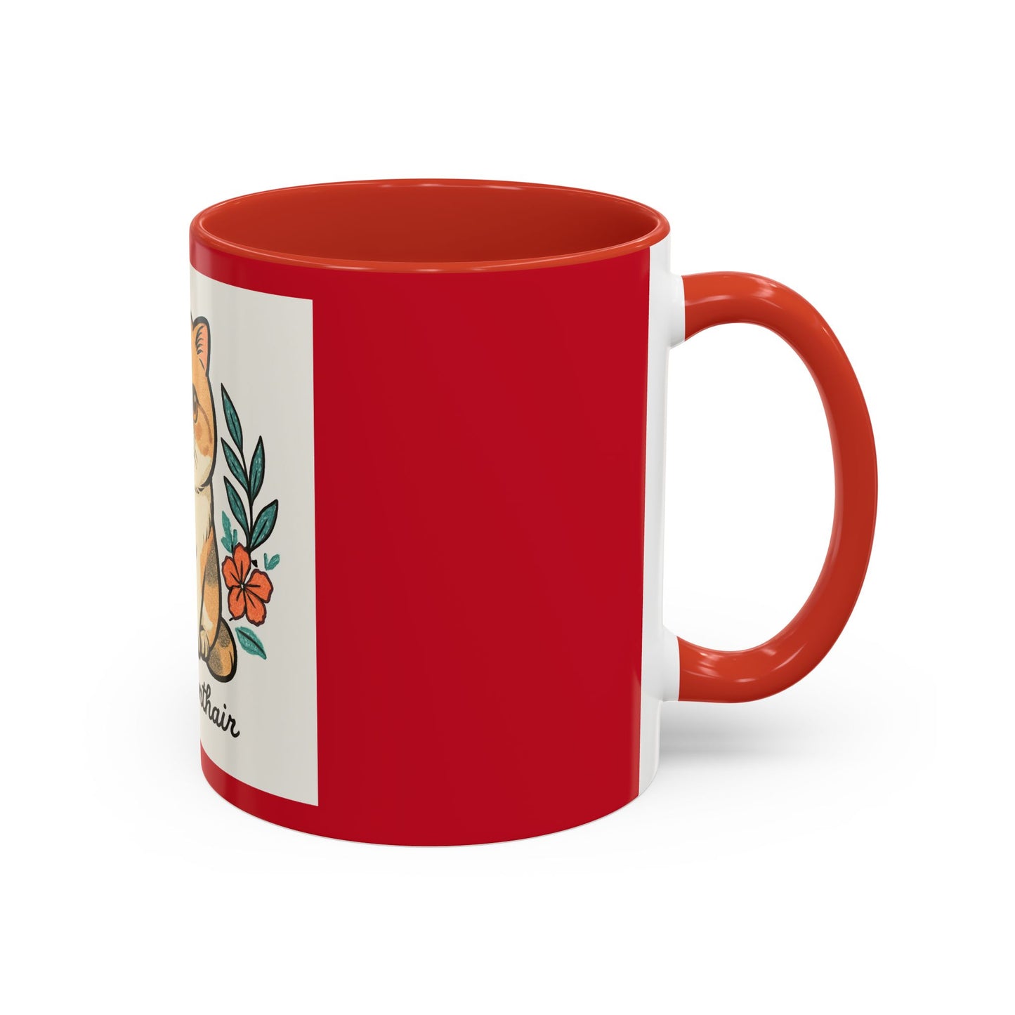 Exotic Shorthair Cat Coffee Mug, Pet Lover Gift, Cat Mug, Floral Cat Cup, Cat Mom Present, Cute Coffee Mug
