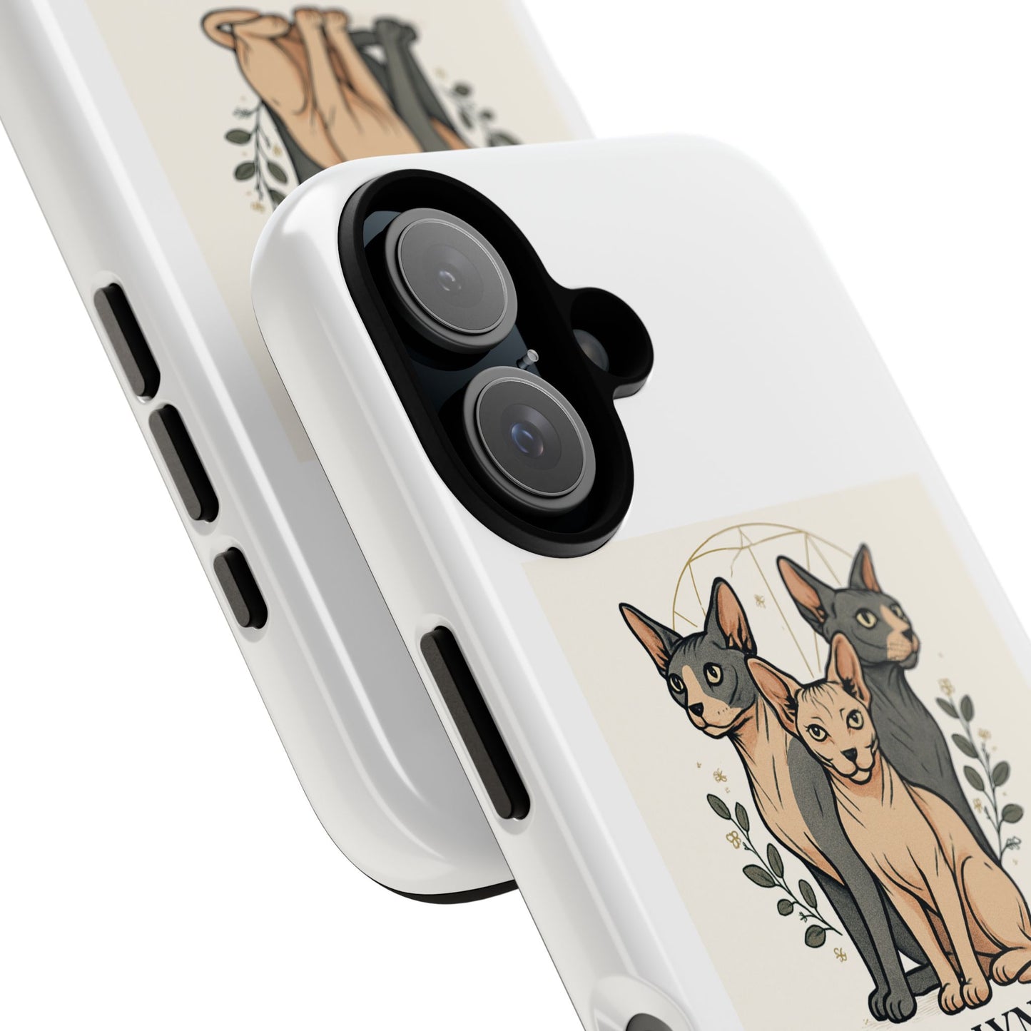 Sphynx Cat Phone Case - Tough Cases, Cat Lover Gift, Unique Phone Cover, Pet Owner Accessory, Animal Design Case, Birthday Gift