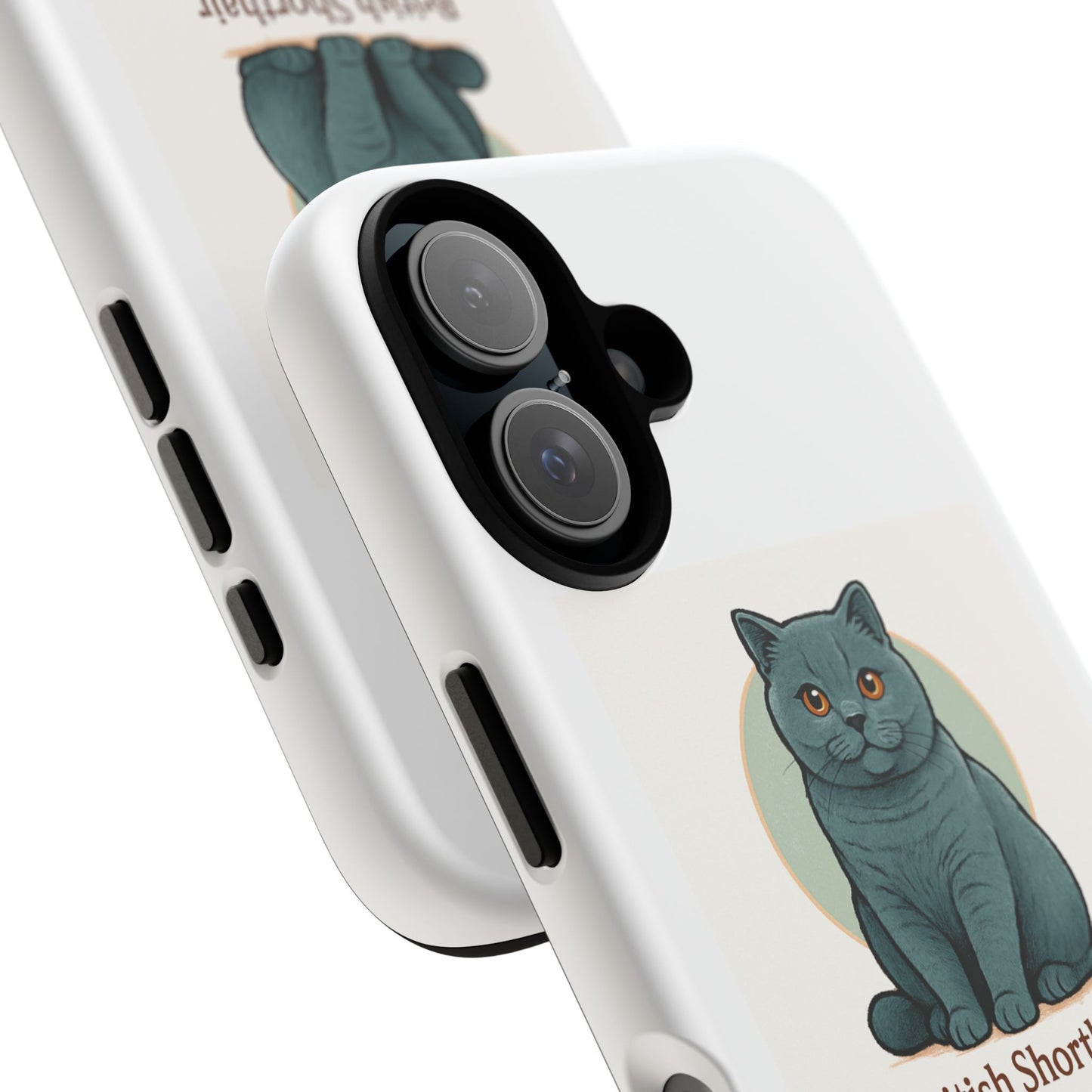 British Shorthair Cat Phone Case, Tough Cases for Pet Lovers, Cute Cat Accessory, Gift for Cat Owners, Cat Lover Phone Cover