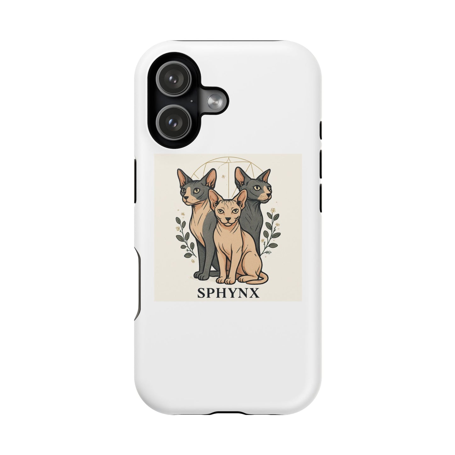 Sphynx Cat Phone Case, Impact-Resistant, Unique Cat Lover Gift, Stylish Protection, Perfect for Pet Owners, Animal Lover Accessories