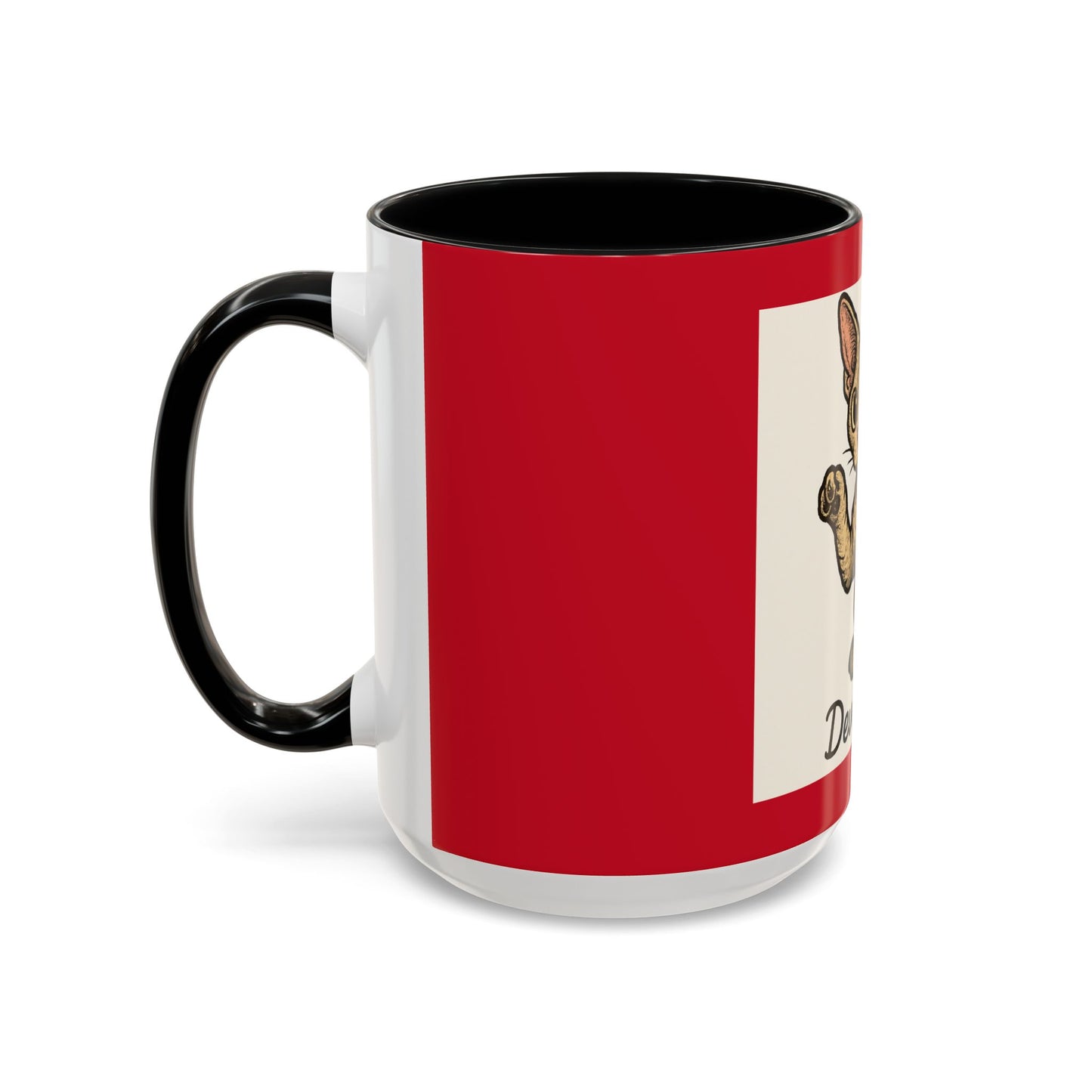 Whimsical Cat Mug – Accent Coffee Mug | Perfect Gift for Cat Lovers, Pet Owners, Animal Aficionados, Birthdays, Holidays