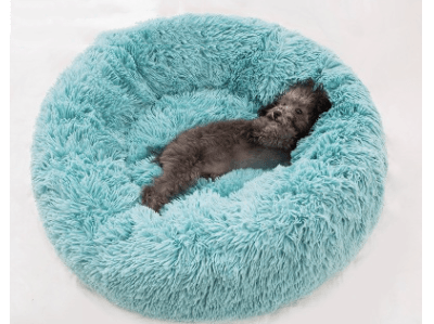 Luxuriously Cozy Round Plush Cat Mattress