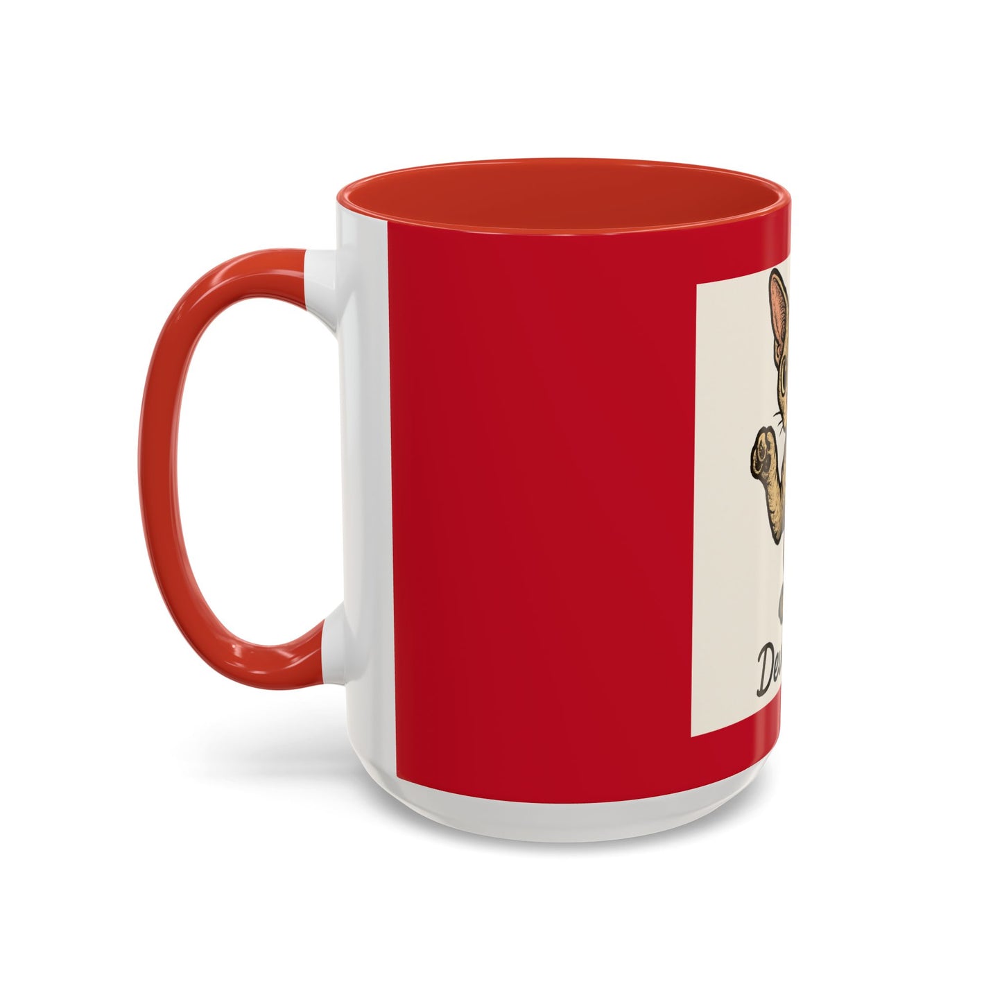 Whimsical Cat Mug – Accent Coffee Mug | Perfect Gift for Cat Lovers, Pet Owners, Animal Aficionados, Birthdays, Holidays