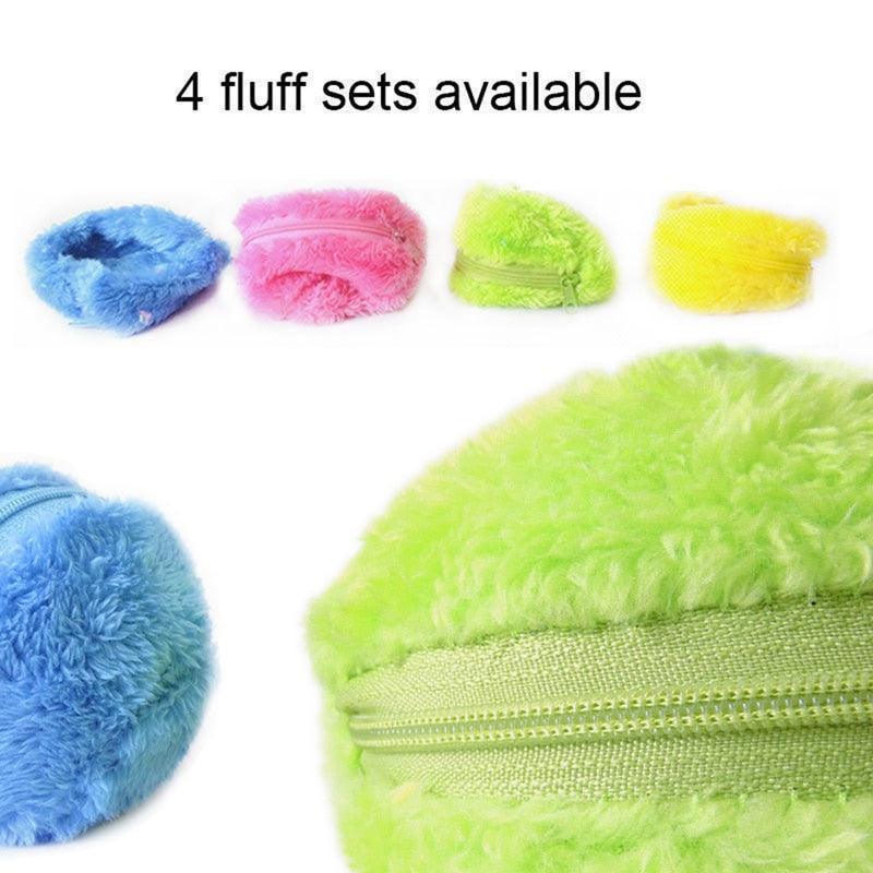 Interactive Plush Pet Toy Ball With Electric Motion