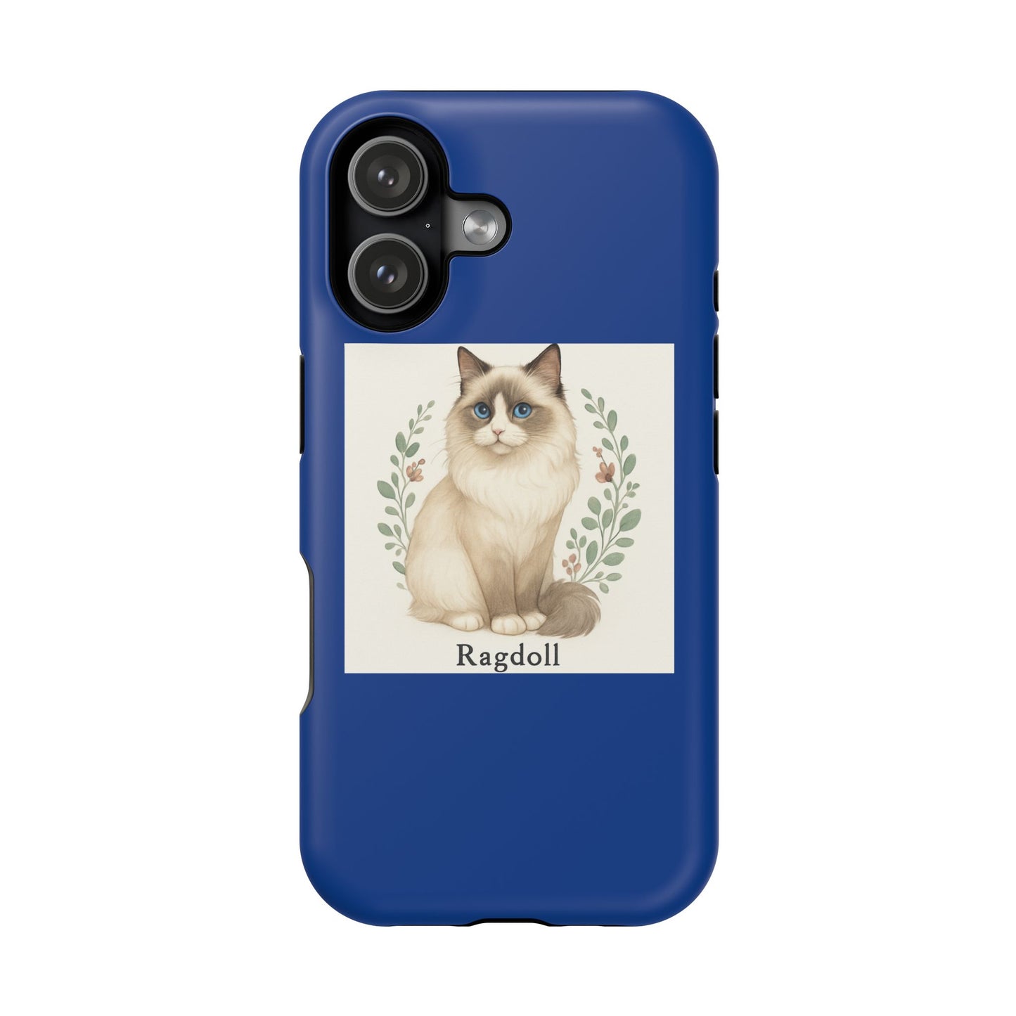 Ragdoll Cat Magnetic Phone Case, Cute Pet Lover Gift, Durable Shockproof Case, Personalized Gift for Cat Owners, Fun Cat Decor