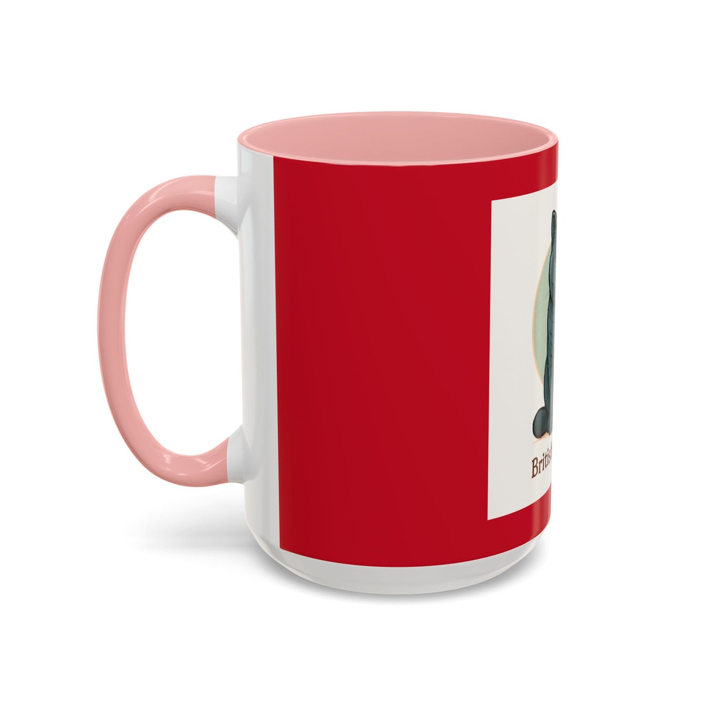 British Shorthair Accent Coffee Mug | Cute Cat Mug for Cat Lovers | Unique Gift for Pet Owners, Birthday, Christmas, Home, Office