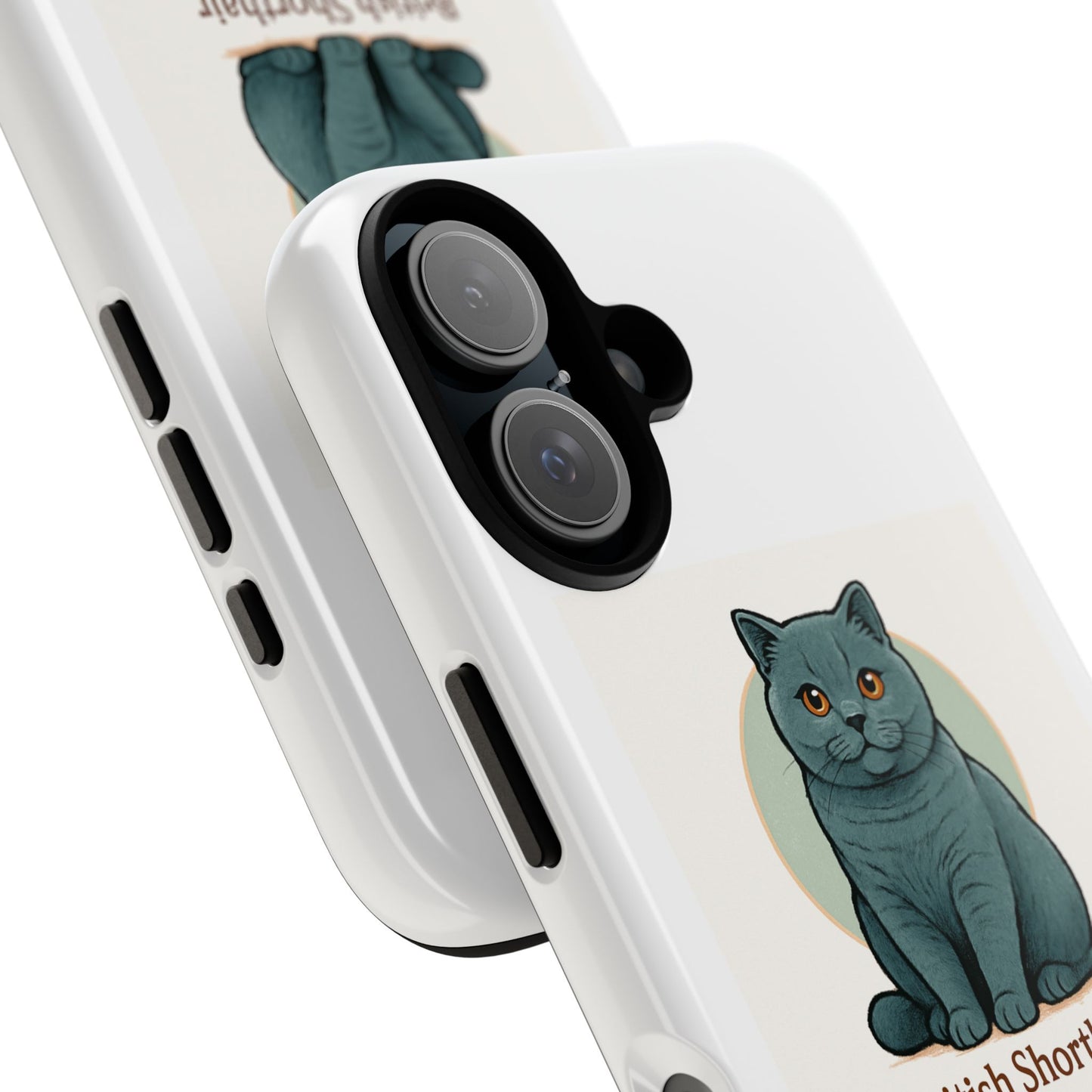 British Shorthair Cat Phone Case, Tough Cases for Pet Lovers, Cute Cat Accessory, Gift for Cat Owners, Cat Lover Phone Cover