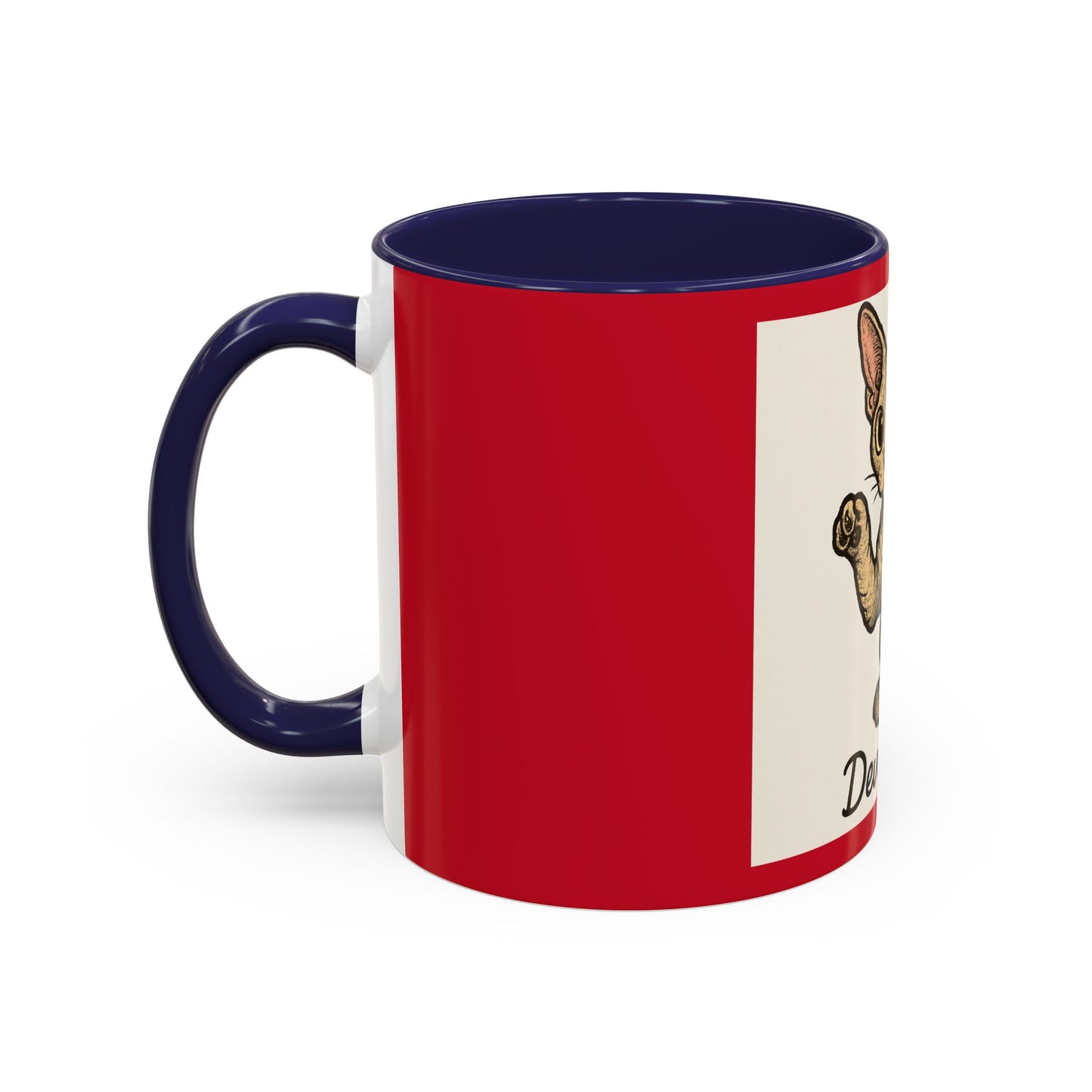 Whimsical Cat Mug – Accent Coffee Mug | Perfect Gift for Cat Lovers, Pet Owners, Animal Aficionados, Birthdays, Holidays