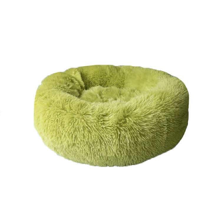 Luxuriously Cozy Round Plush Cat Mattress