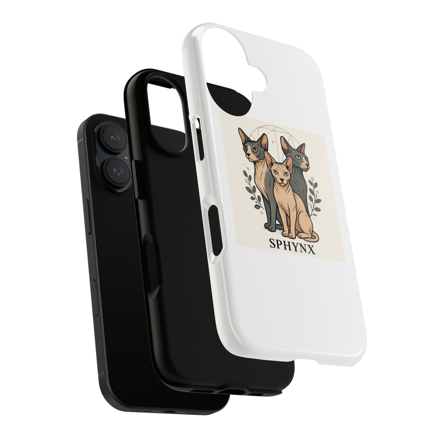 Sphynx Cat Phone Case - Tough Cases, Cat Lover Gift, Unique Phone Cover, Pet Owner Accessory, Animal Design Case, Birthday Gift