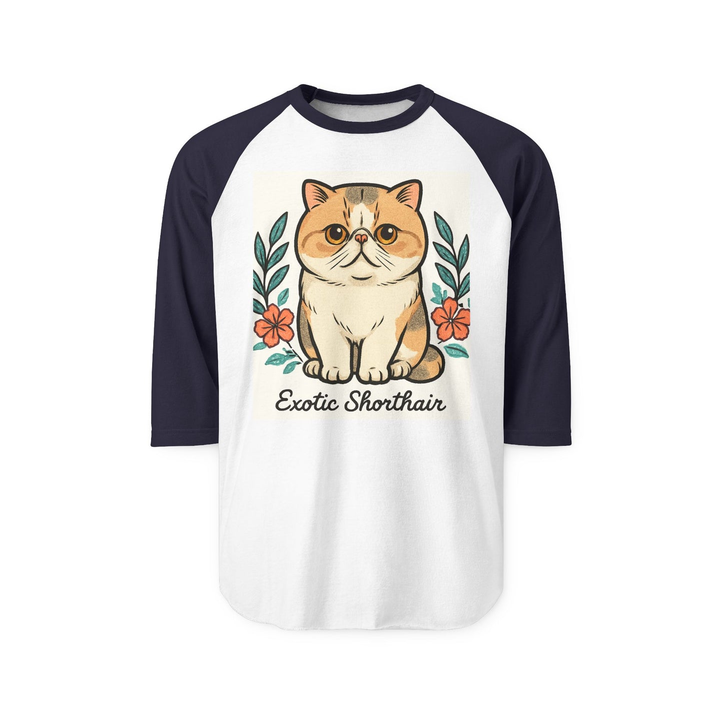 Unisex Three-Quarter Sleeve Raglan Shirt