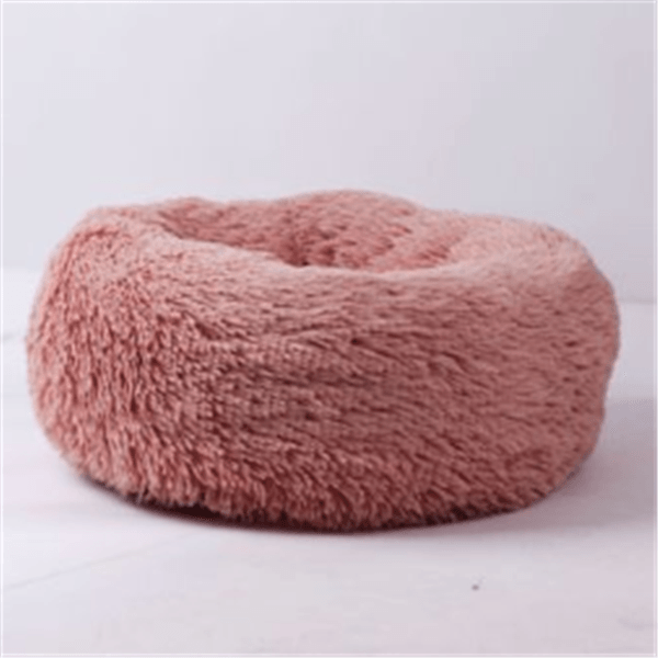Luxuriously Cozy Round Plush Cat Mattress