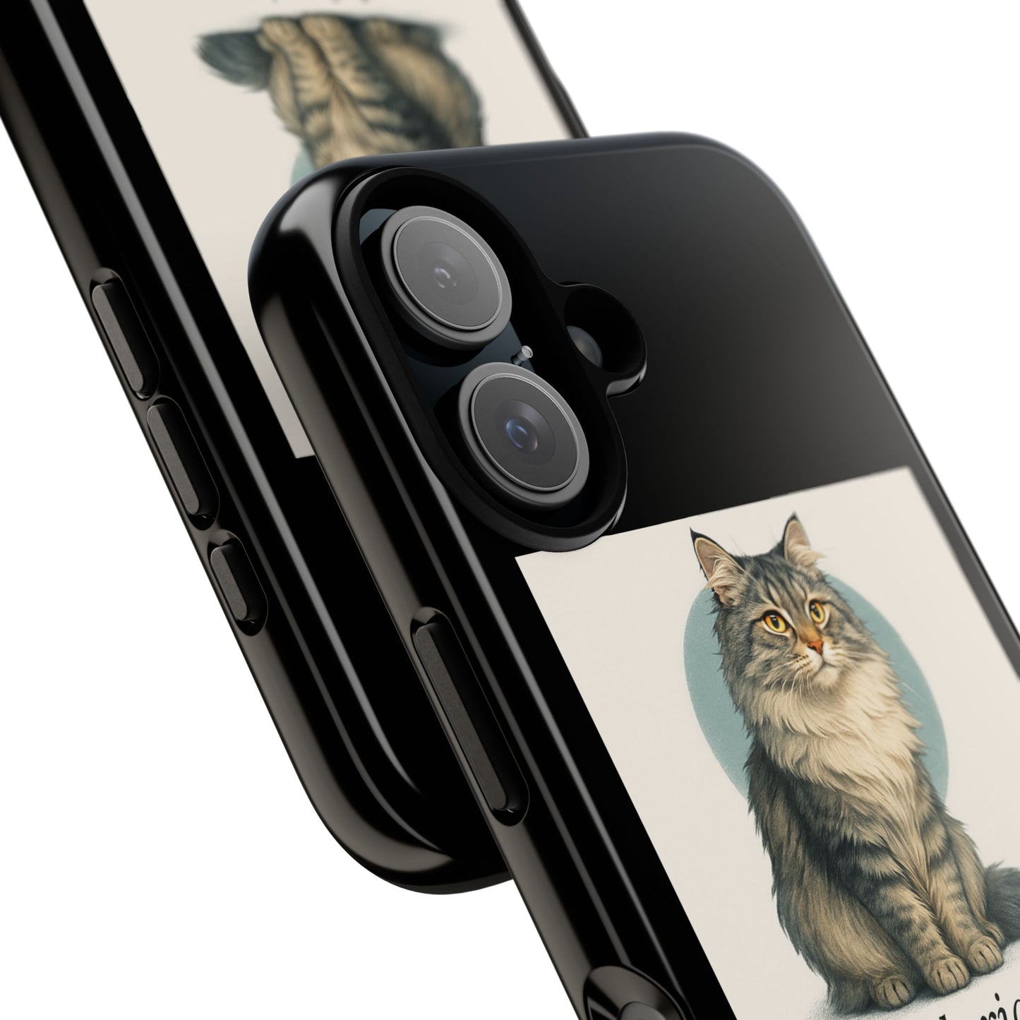 Siberian Cat Phone Case, Tough Textured Protector for Cat Lovers, Unique Gift for Pet Owners, Cute Animal Design, Perfect for Holidays