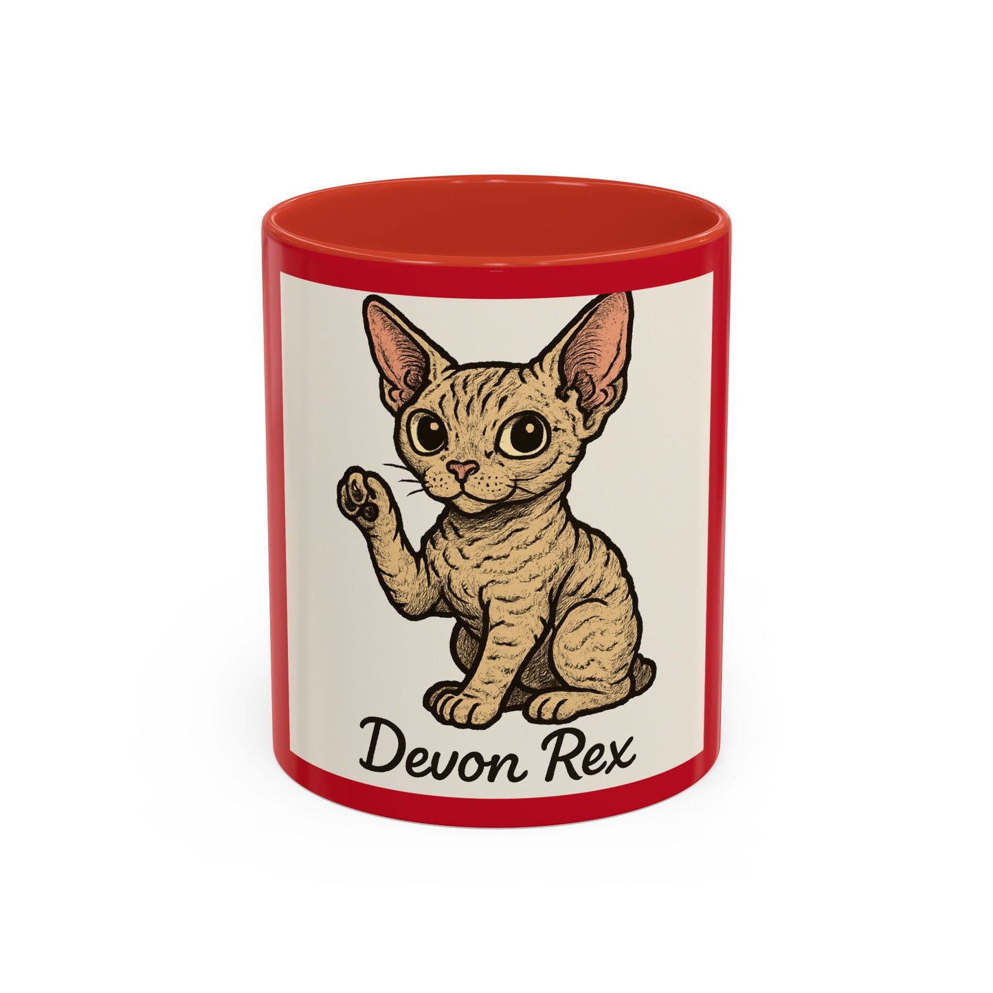 Whimsical Cat Mug – Accent Coffee Mug | Perfect Gift for Cat Lovers, Pet Owners, Animal Aficionados, Birthdays, Holidays