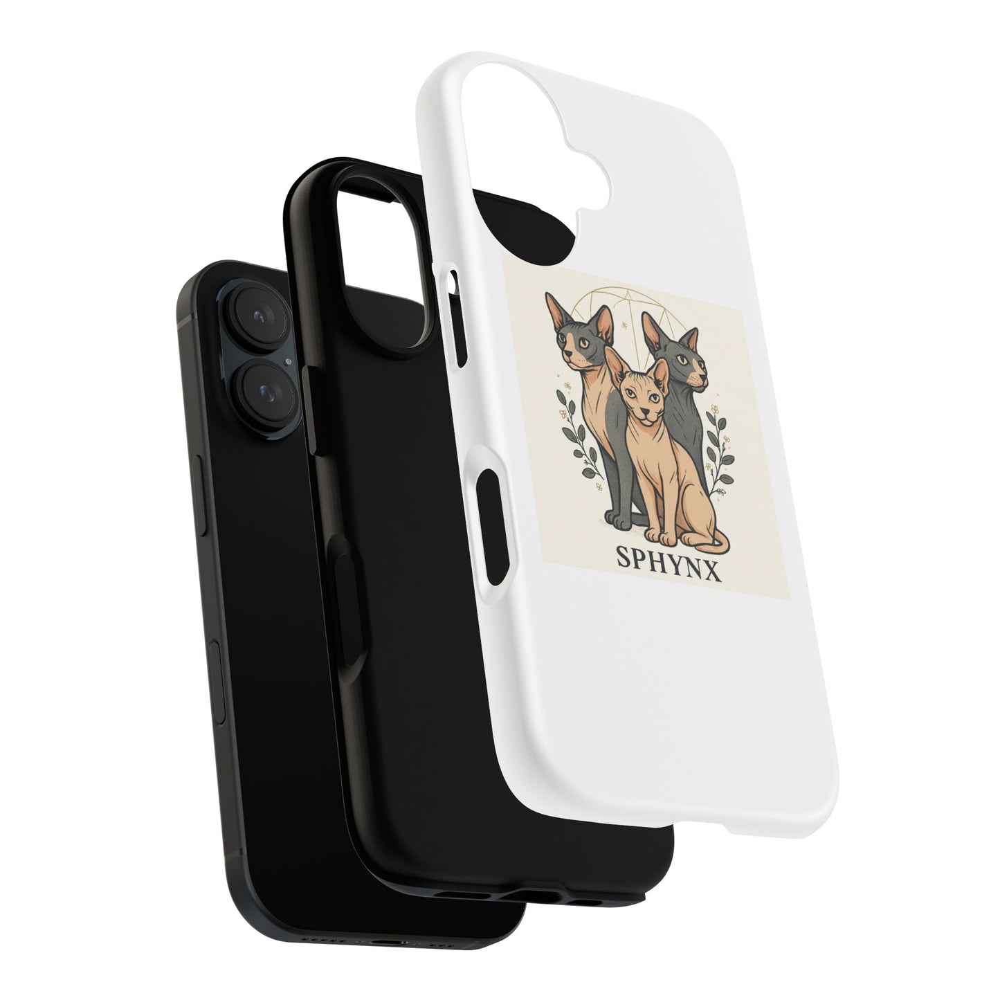 Sphynx Cat Phone Case - Tough Cases, Cat Lover Gift, Unique Phone Cover, Pet Owner Accessory, Animal Design Case, Birthday Gift