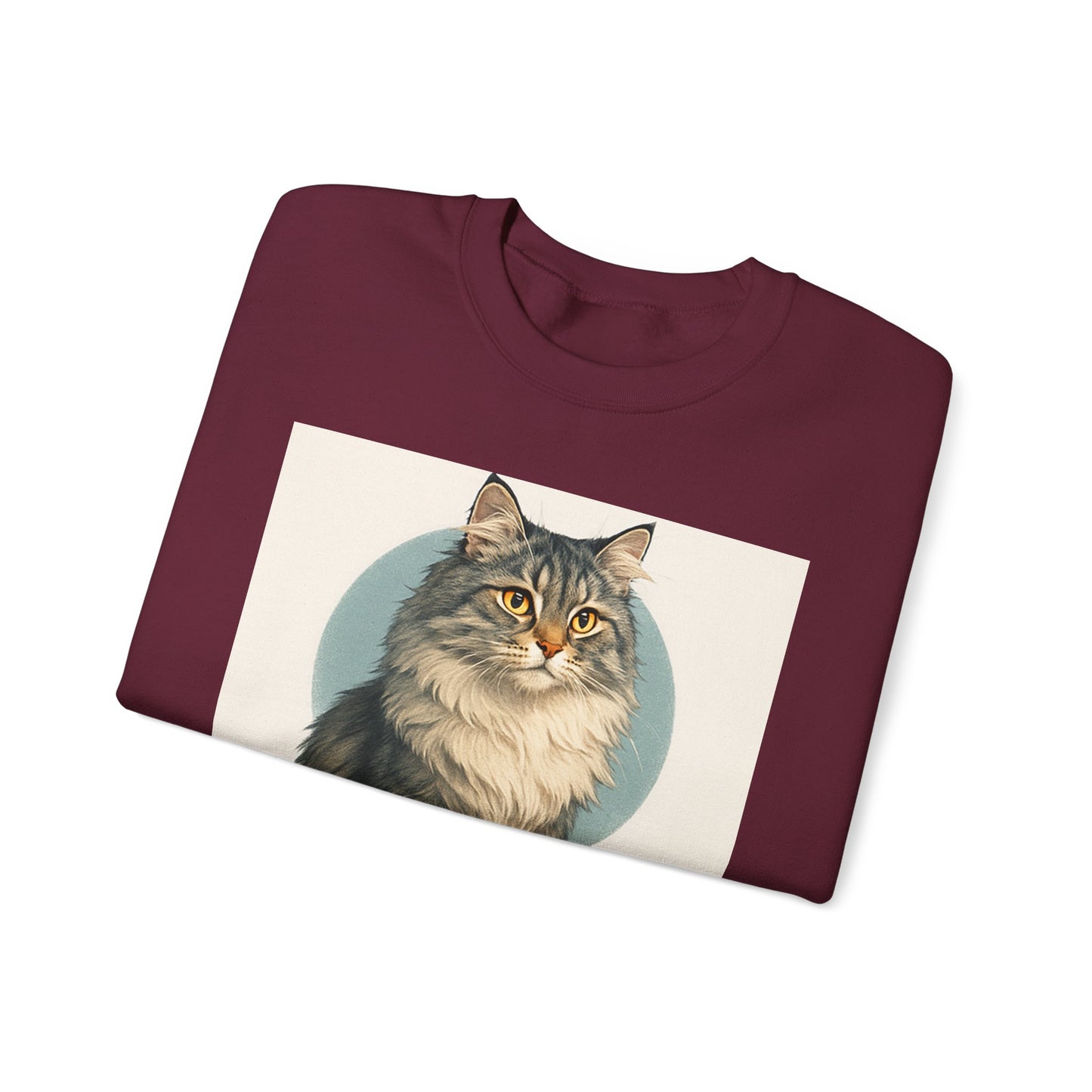 Siberian Cat Sweatshirt, Cozy Crewneck, Pet Lover Gift, Cat Apparel, Animal Lover Sweatshirt, Fall/Winter Fashion