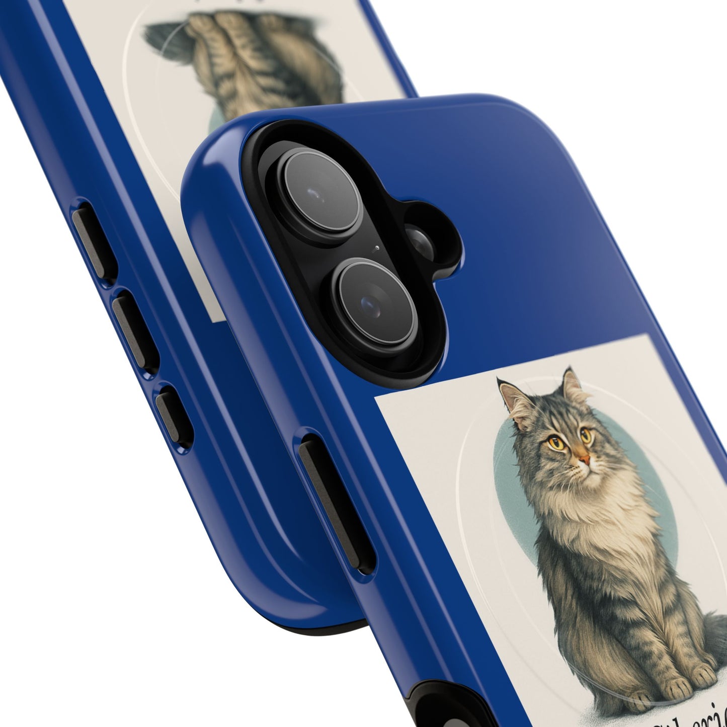 Siberian Cat Magnetic Phone Case, Tough Magnetic Cases, Pet Lover Gift, Cat Mom Present, Cute Animal Accessories, Tech Protection