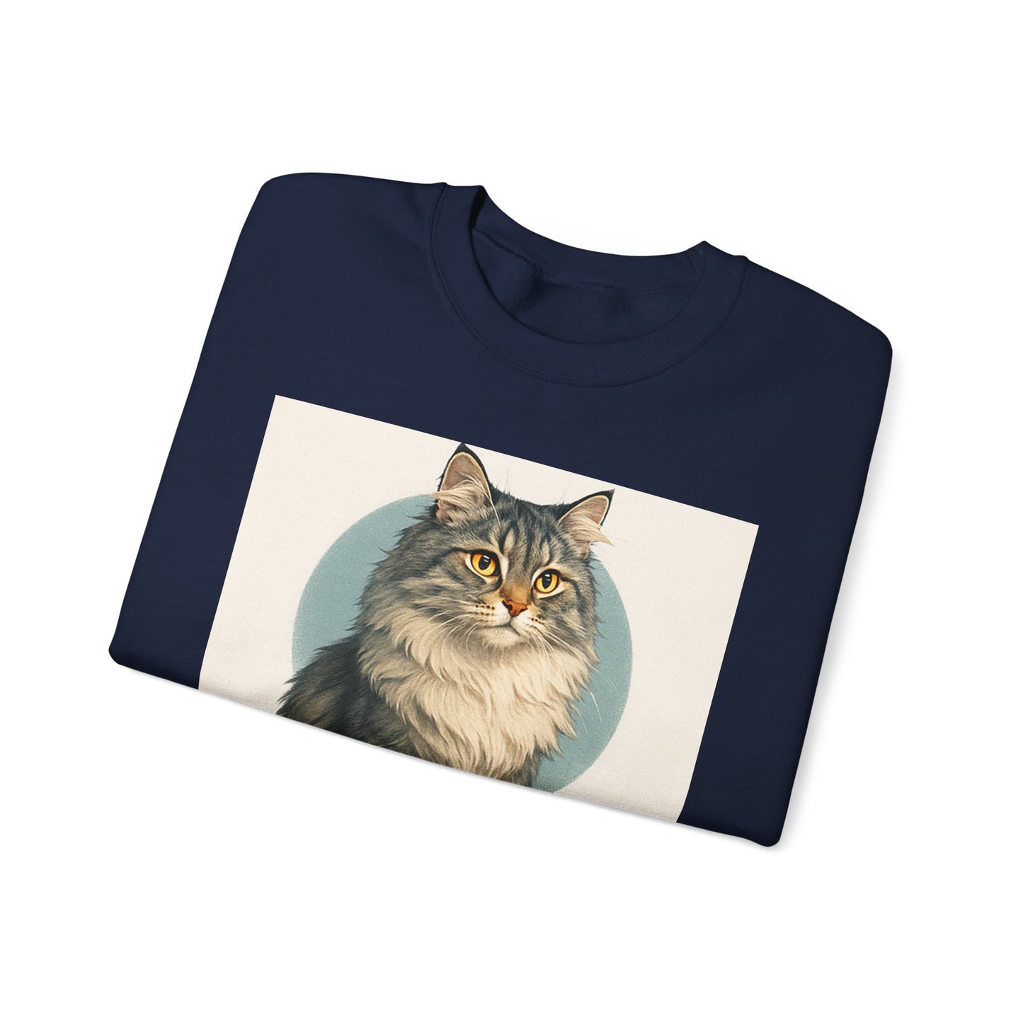 Siberian Cat Sweatshirt, Cozy Crewneck, Pet Lover Gift, Cat Apparel, Animal Lover Sweatshirt, Fall/Winter Fashion