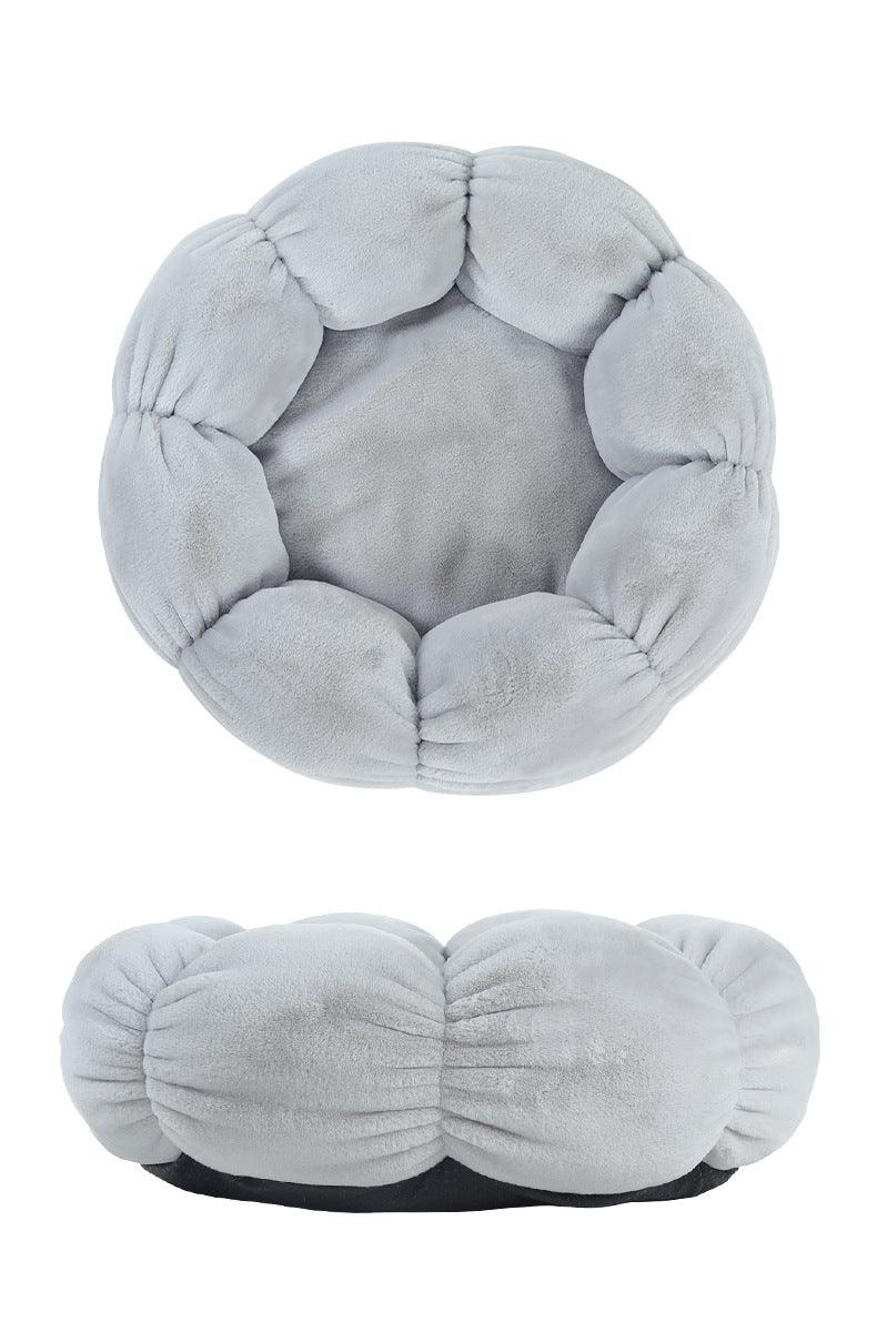 Floral Haven Pet Bed - Luxurious Flower-Shaped Blanket For Dogs And Cats
