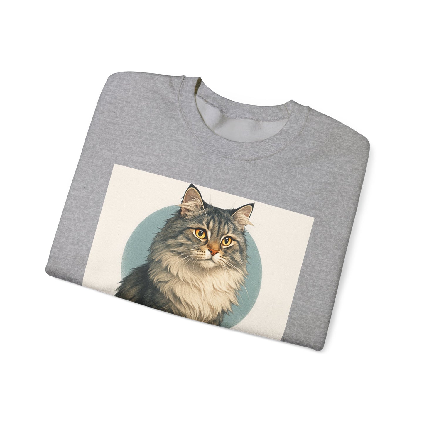 Siberian Cat Sweatshirt, Cozy Crewneck, Pet Lover Gift, Cat Apparel, Animal Lover Sweatshirt, Fall/Winter Fashion