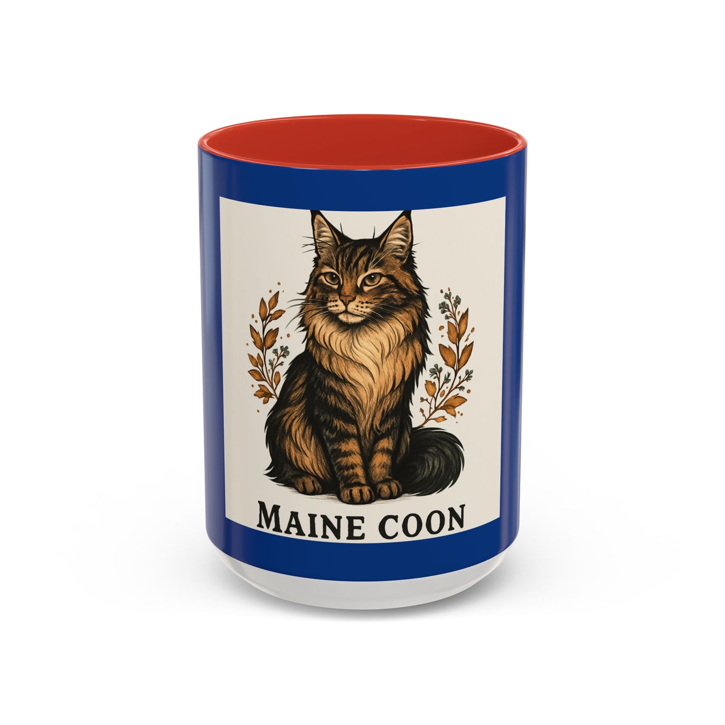 Maine Coon Cat Coffee Mug, Cat Lover Gift, Pet Owner Collection, Unique Accent Mug, Decorative Drinkware