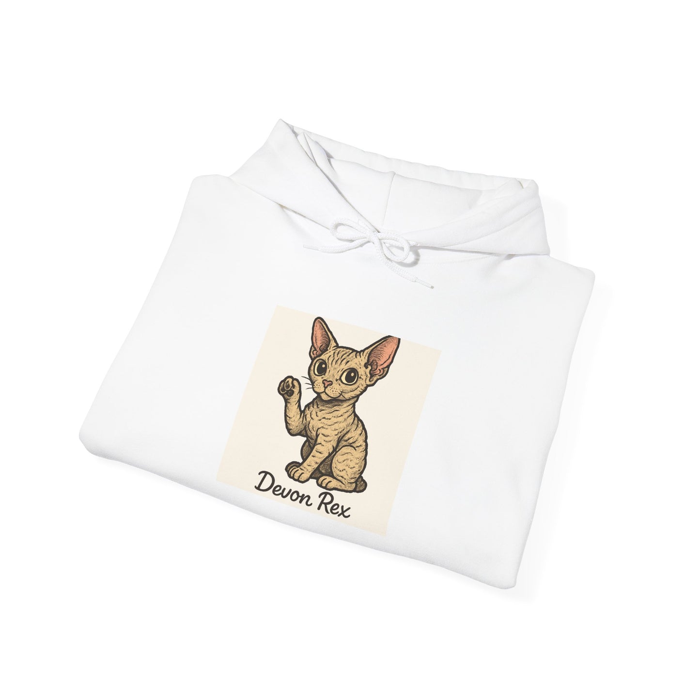 Cute Animal Illustration Hoodie | Unisex Heavy Blend Sweatshirt | Cozy Gift for Dog Lovers, Animal Lovers, Birthday, Casual Wear