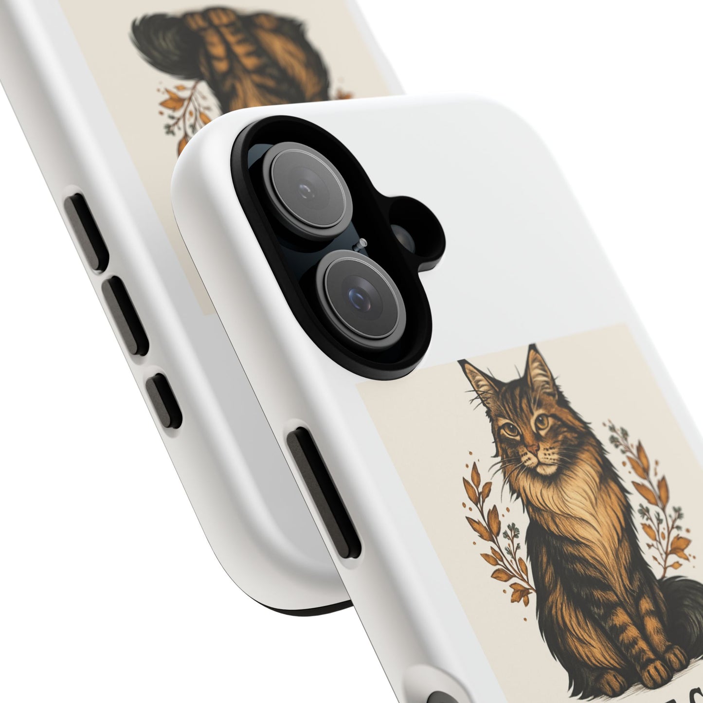 Maine Coon Phone Case, Cute Cat Accessory, Animal Lover Gift, Tough Phone Cover, Personalized Pet Design, Ideal for Cat Owners
