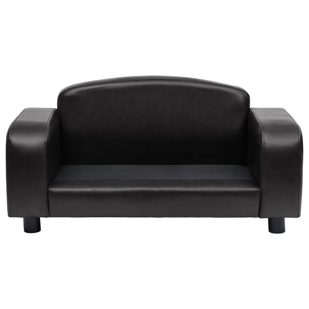 vidaXL Dog Sofa Dog Bed Foam Pet Puppy Couch with Washable Cover Faux Leather