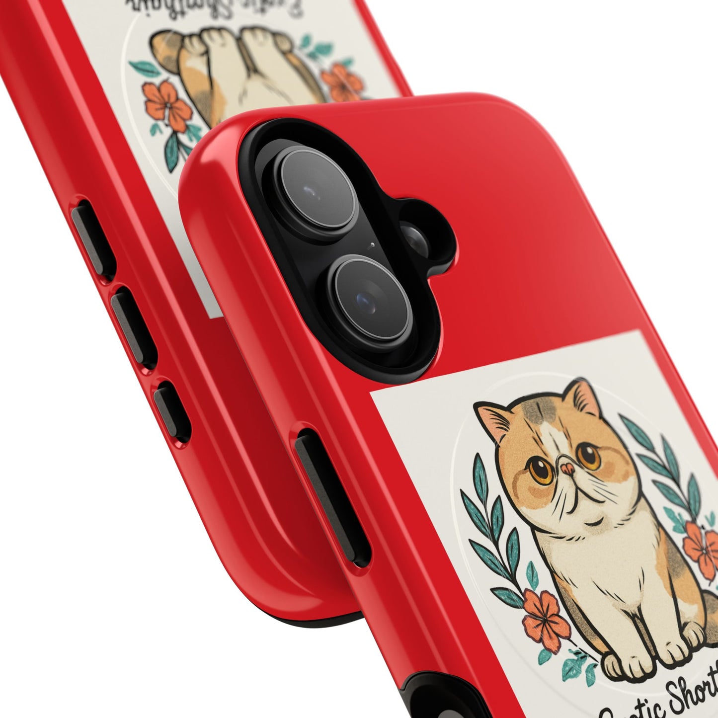 Exotic Shorthair Cat Phone Case, Cute Phone Cover for Cat Lovers, Tough Magnetic Cases, Pet Gifts, Unique Animal Accessories